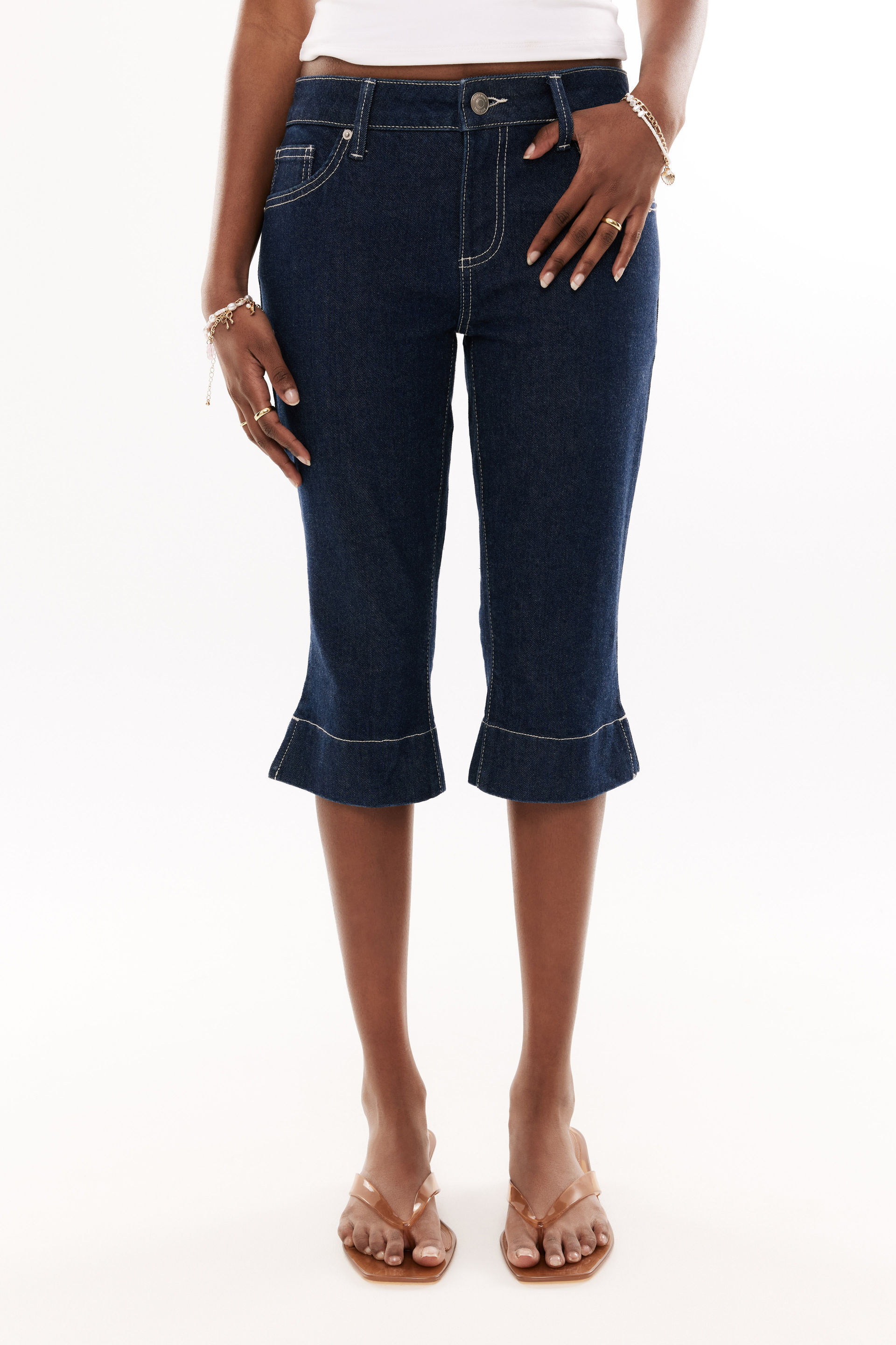 Low Rise Capri Jean downtown indigo 4 Low Rise Capri Jean downtown indigo