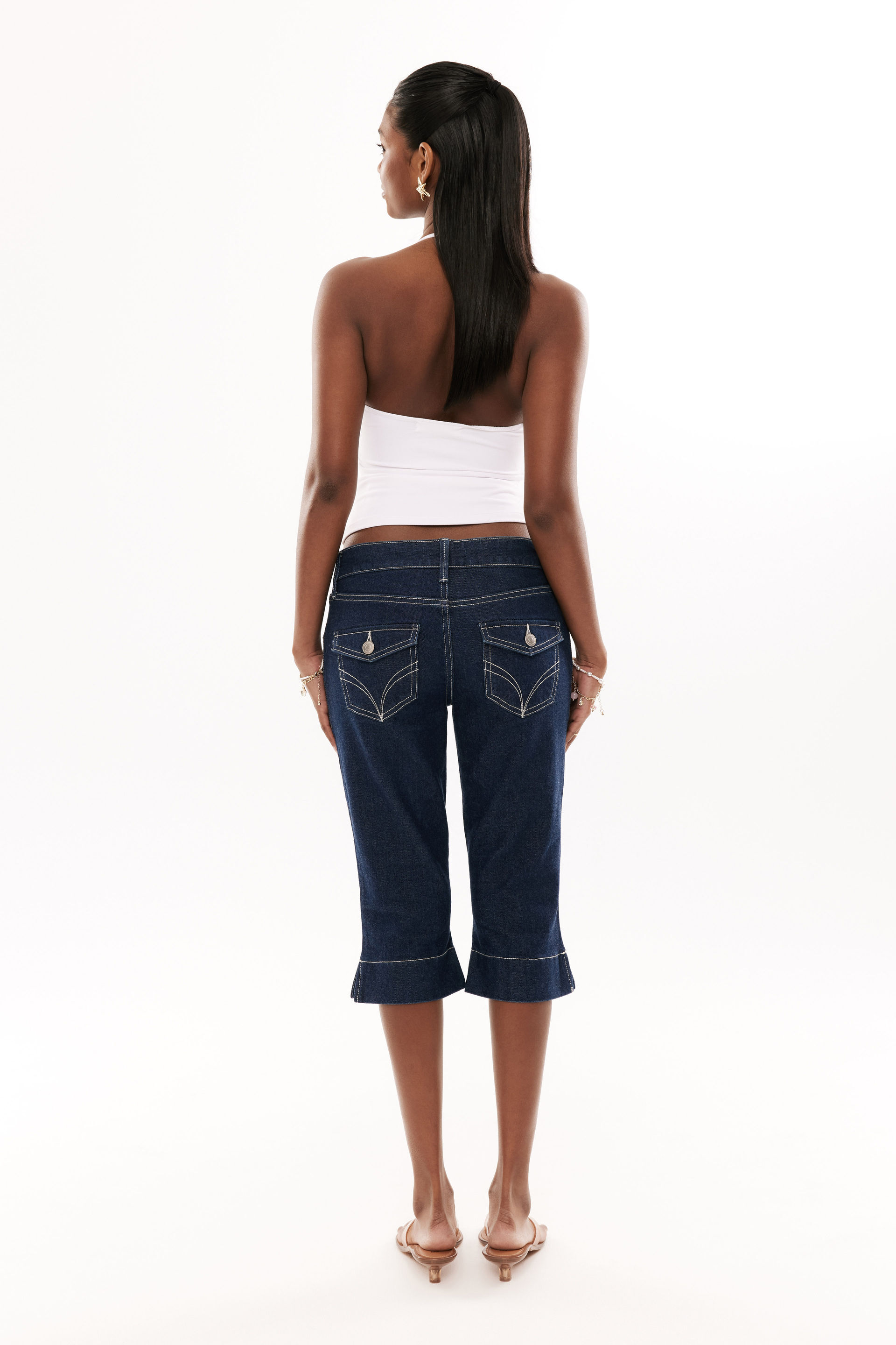 Low Rise Capri Jean downtown indigo 5 Low Rise Capri Jean downtown indigo
