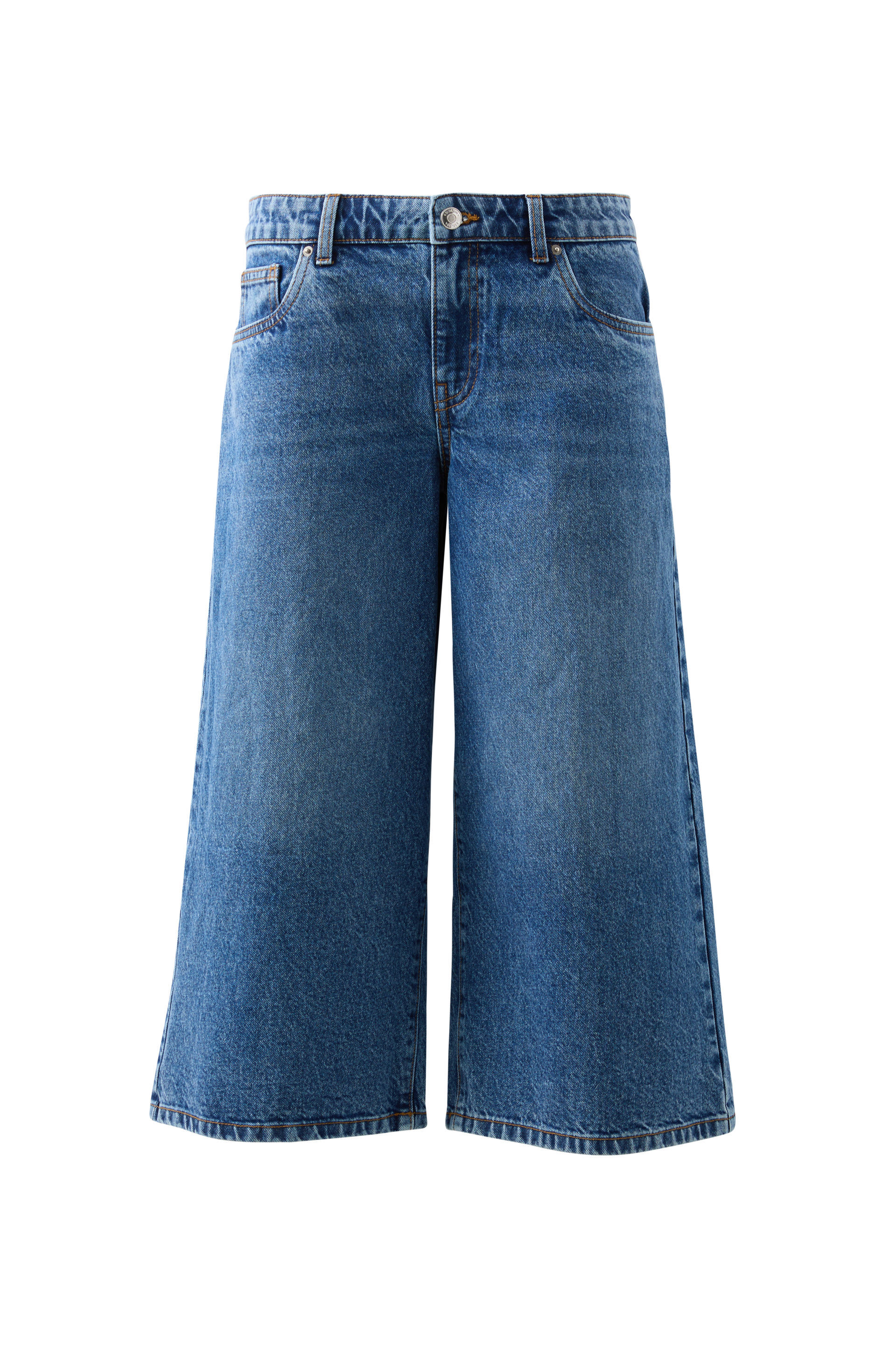Low Rise Culotte Jean college blue