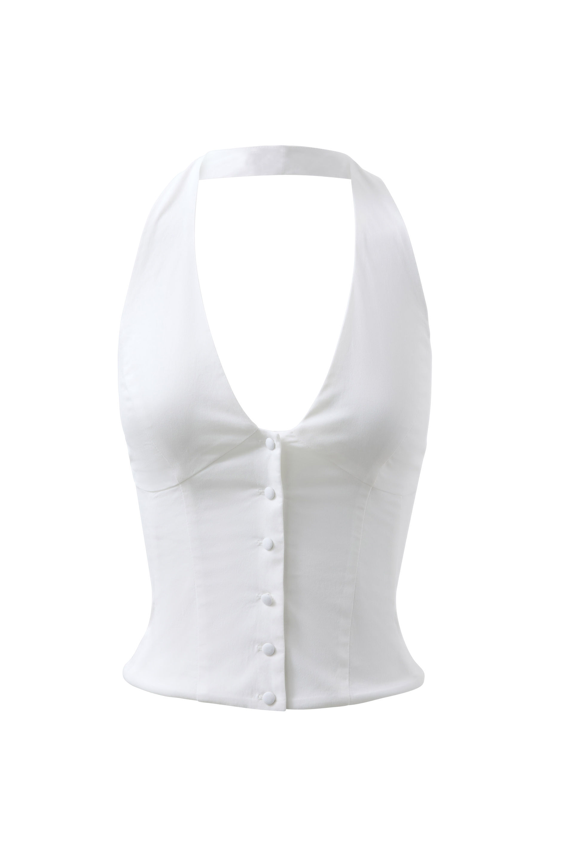 Avalon Halter Top white