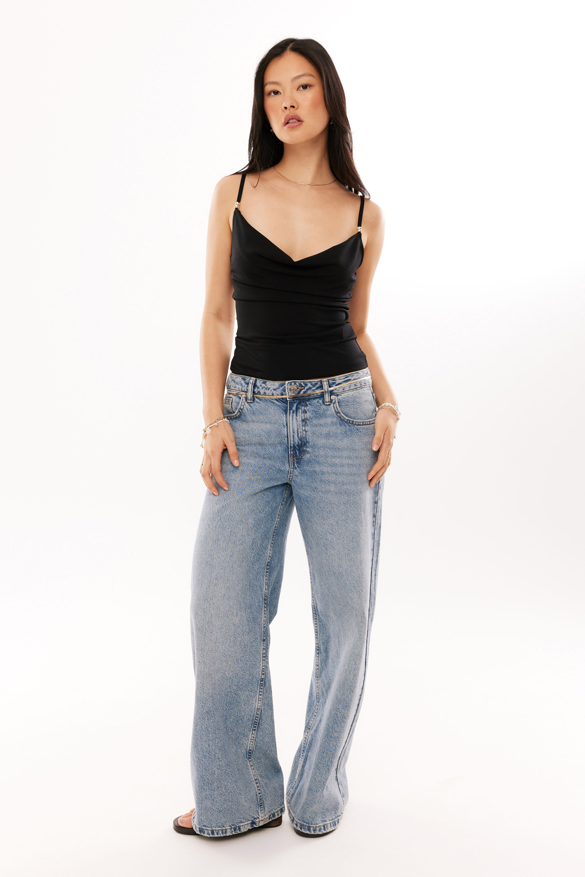 Camilla Cowl Cami black