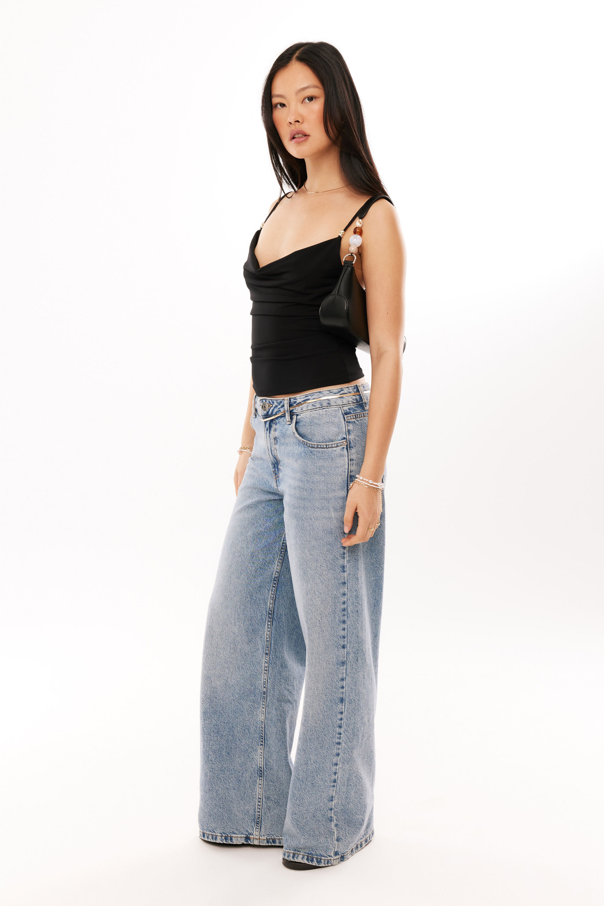 Camilla Cowl Cami black