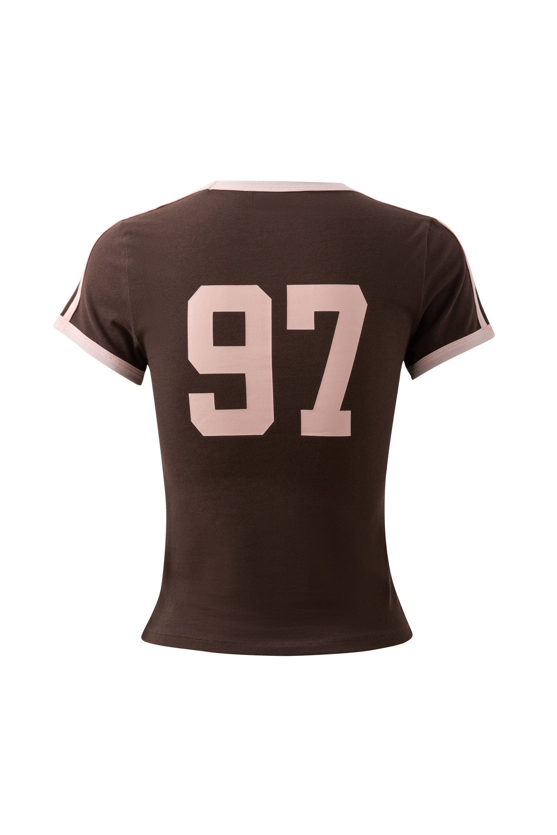 Candi Fitted Ringer Tee brown bean/la 97