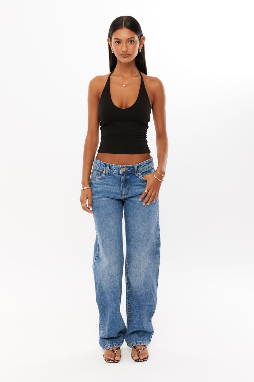 Low Rise Straight Jean astro blue 7 Low Rise Straight Jean astro blue