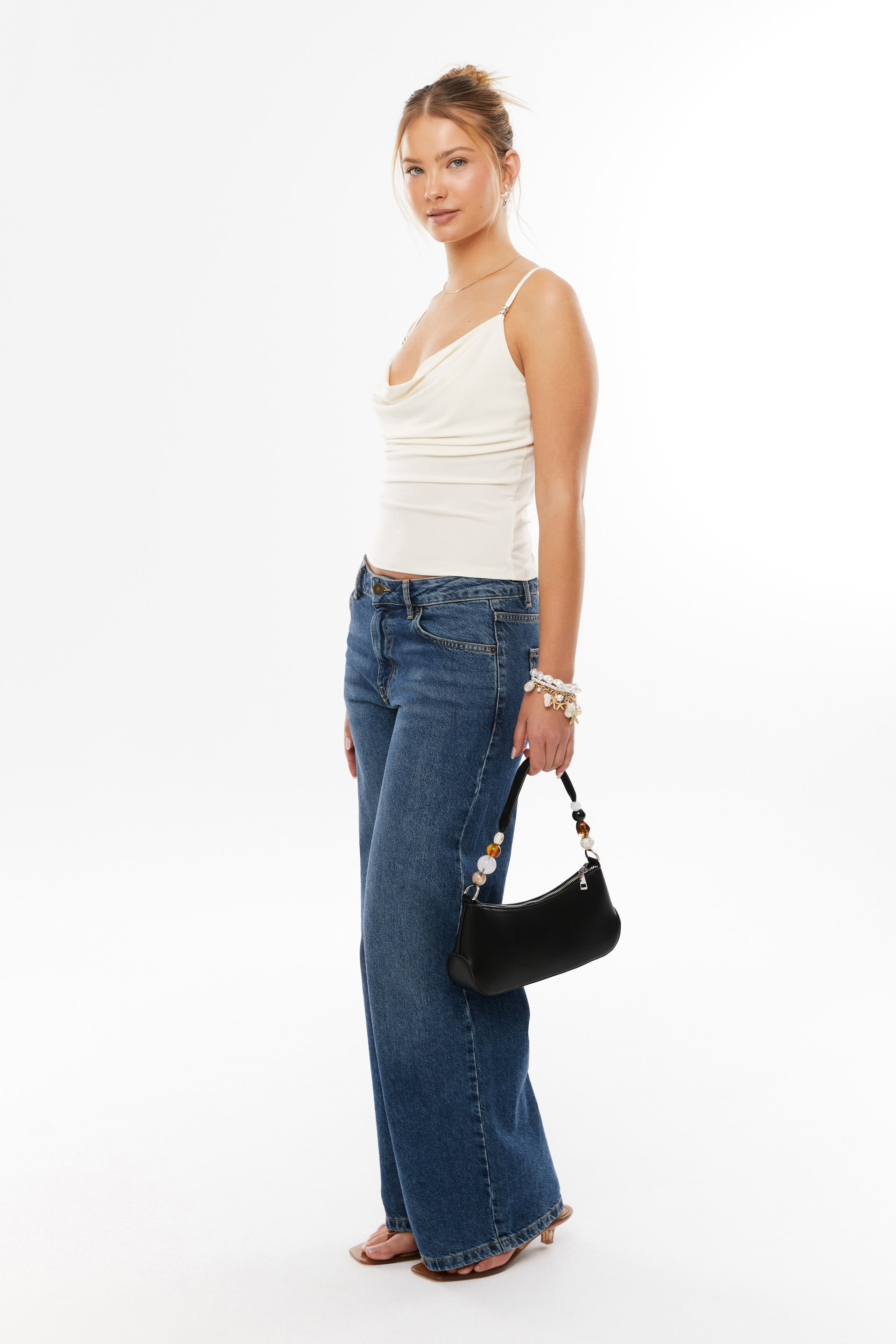 Camilla Cowl Cami soft ecru