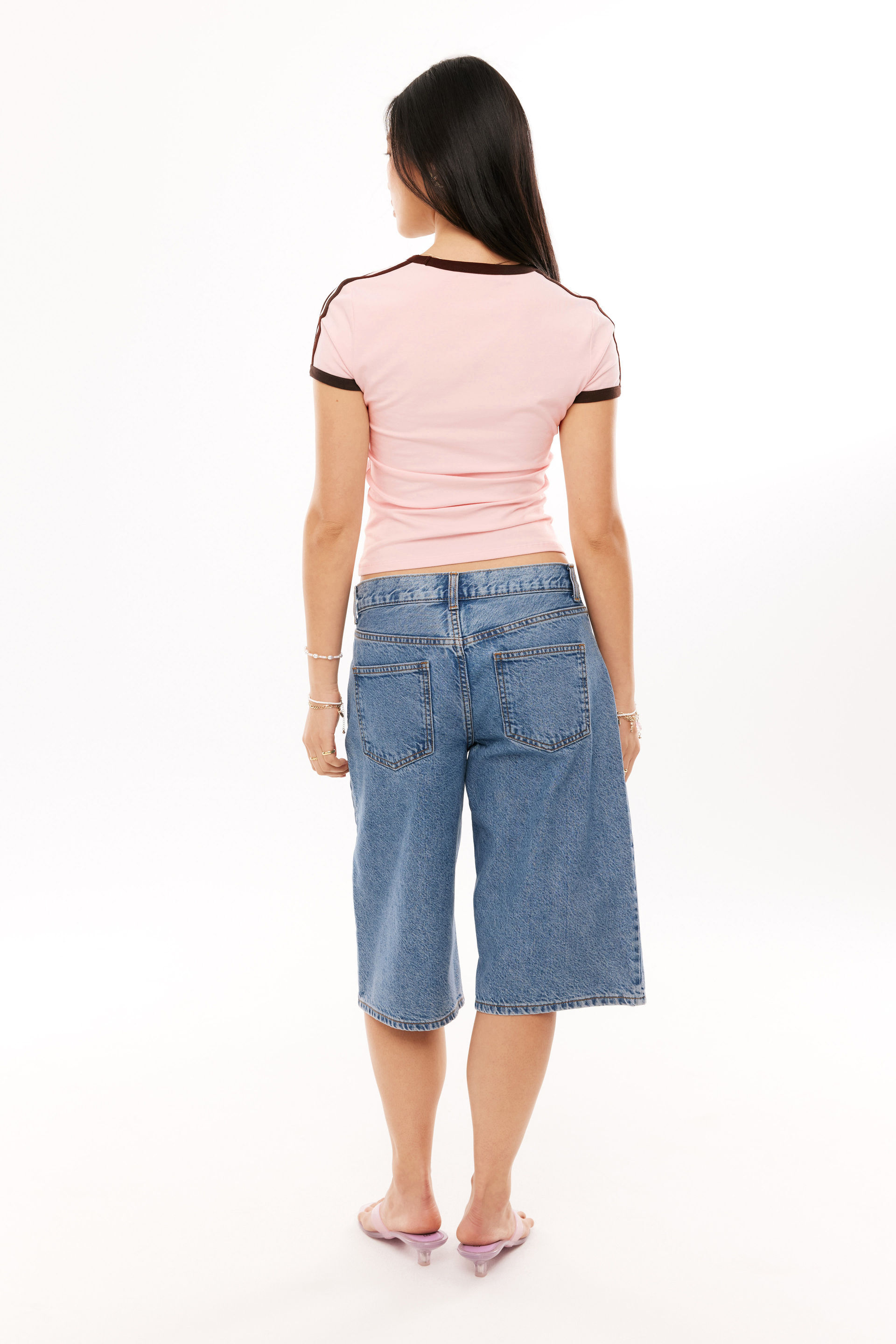 Candi Fitted Ringer Tee coral pink/miami beach