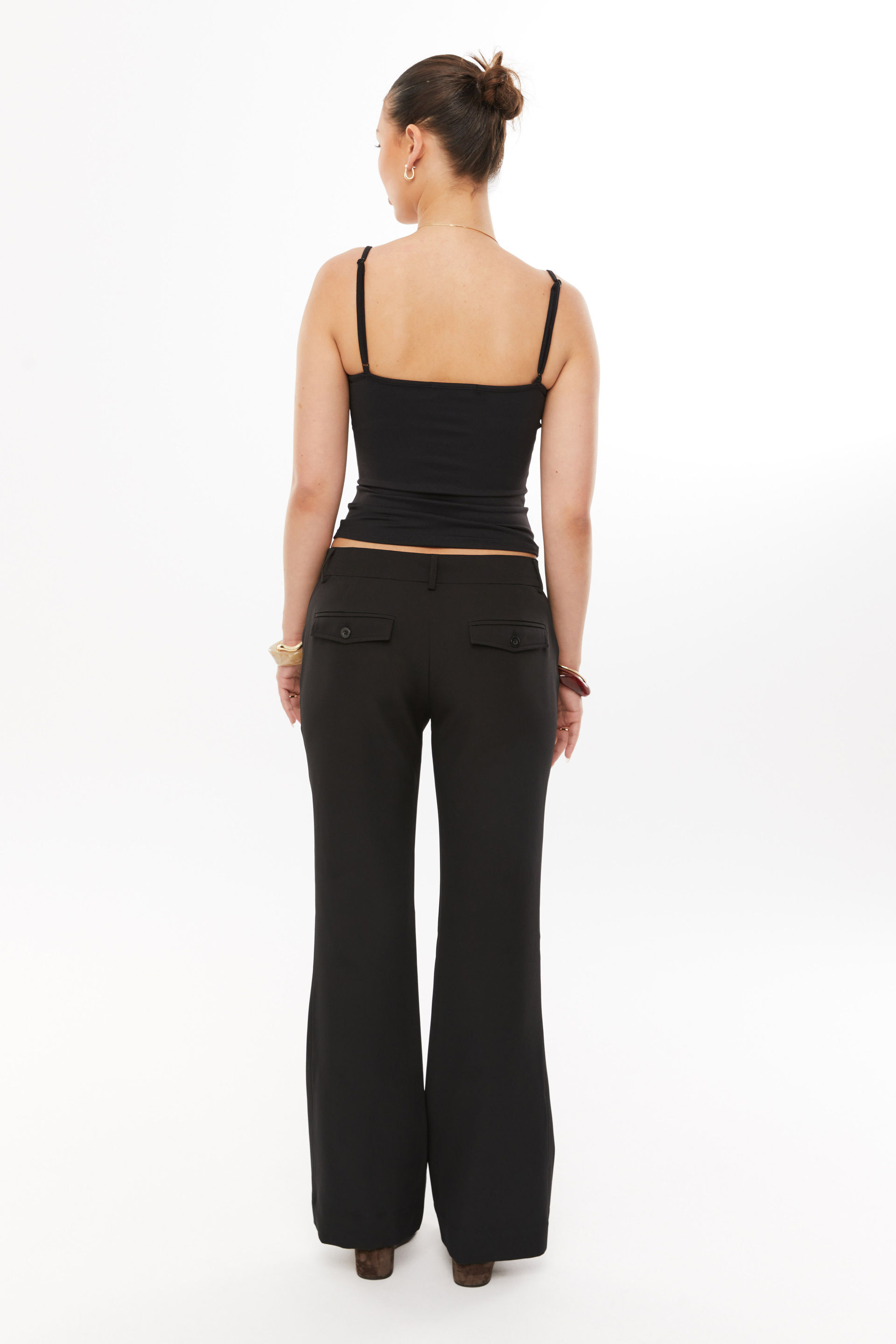 Alison Tailored Bootleg Pant black