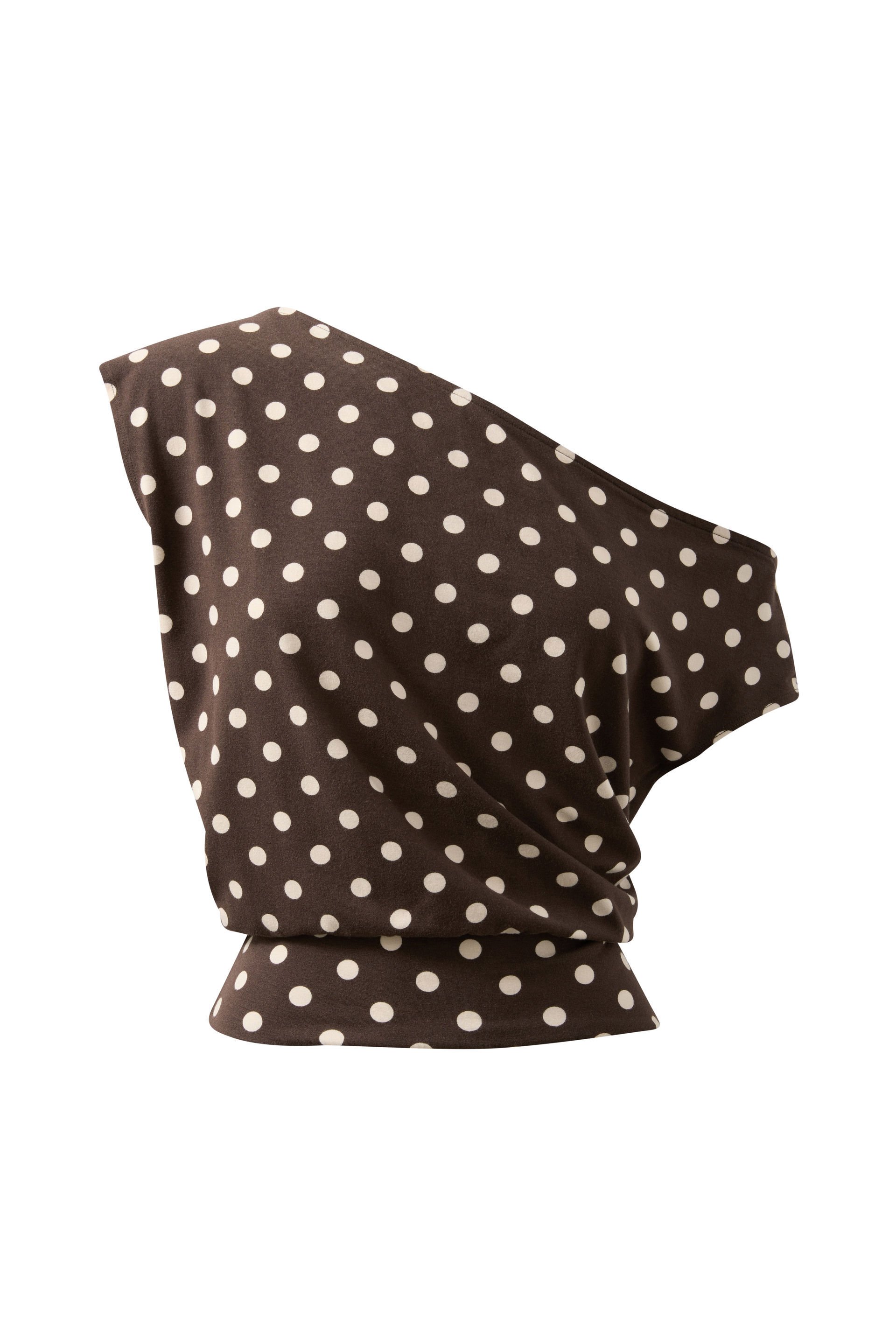 Ally Off Shoulder Top amalfi spot brown