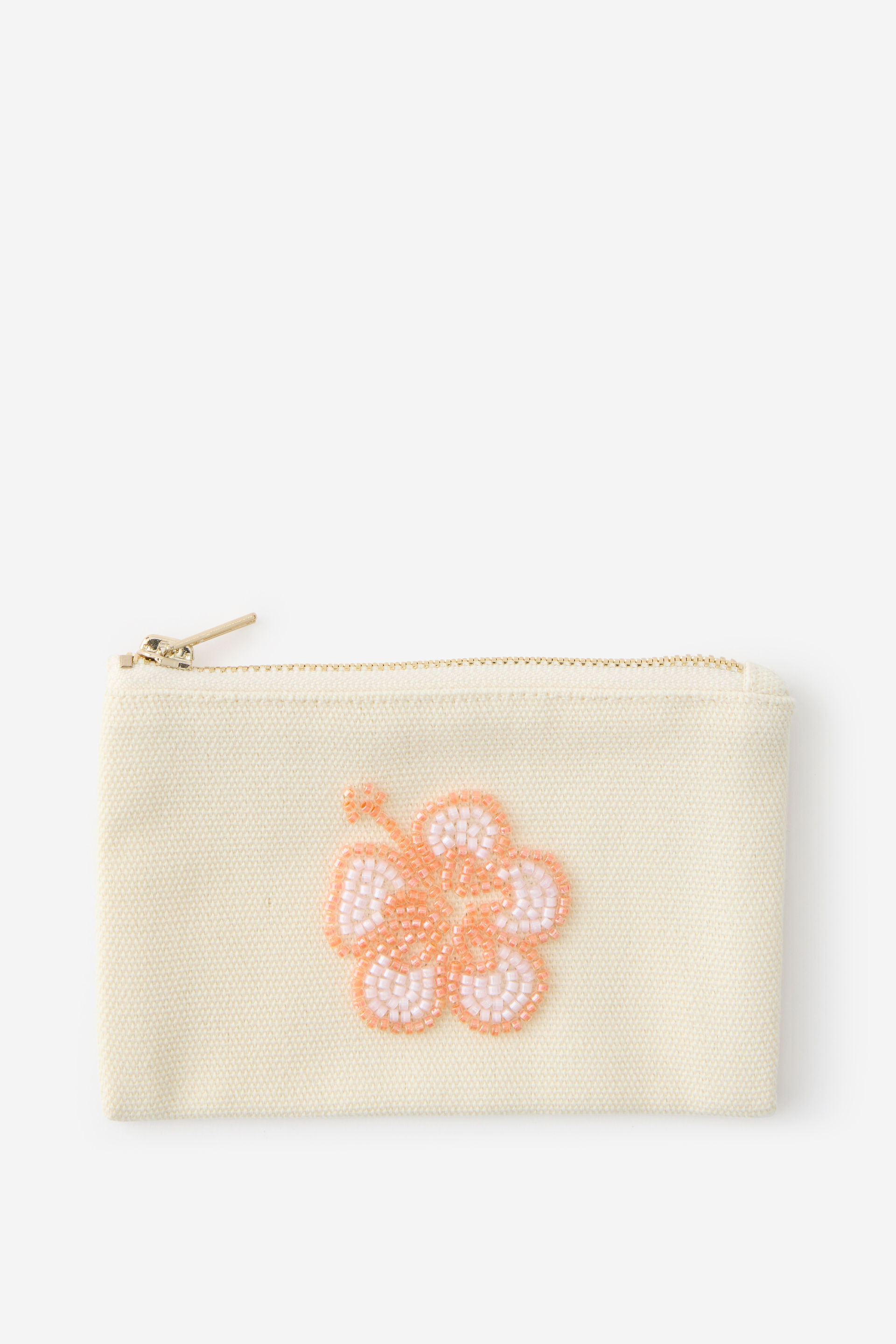 Coin Purse beaded flower
