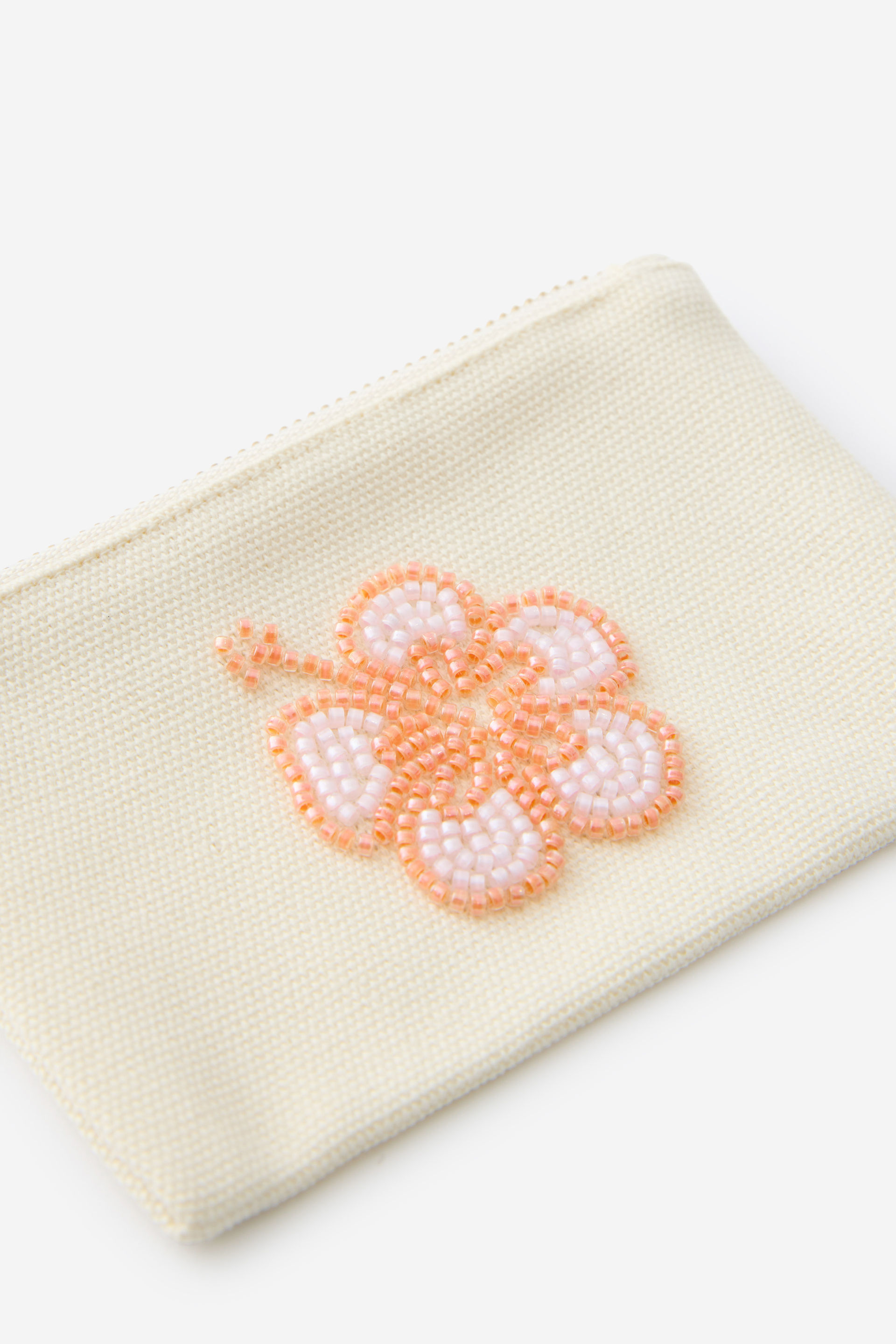 Coin Purse beaded flower