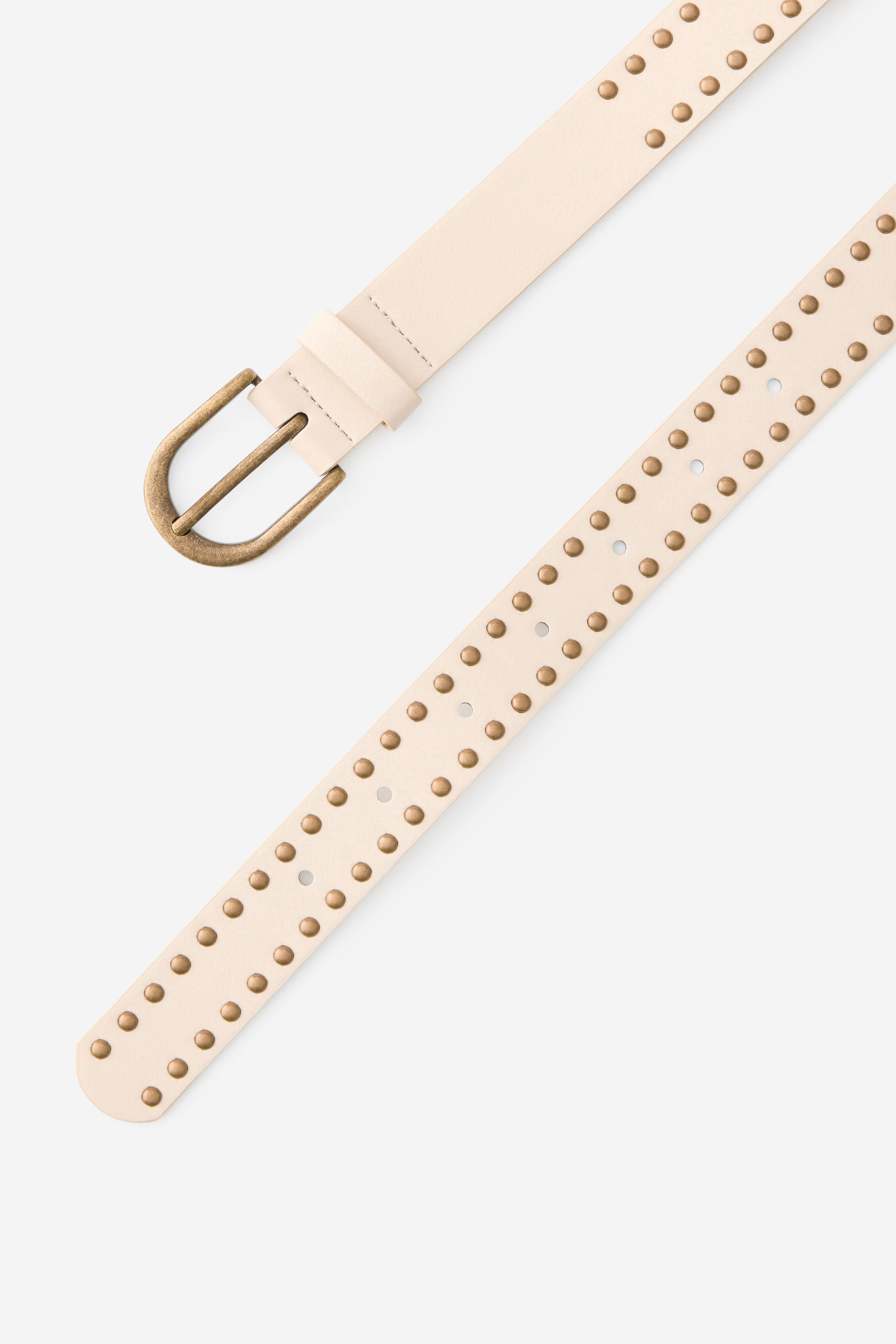 Kyra Stud Belt cream/brushed gold
