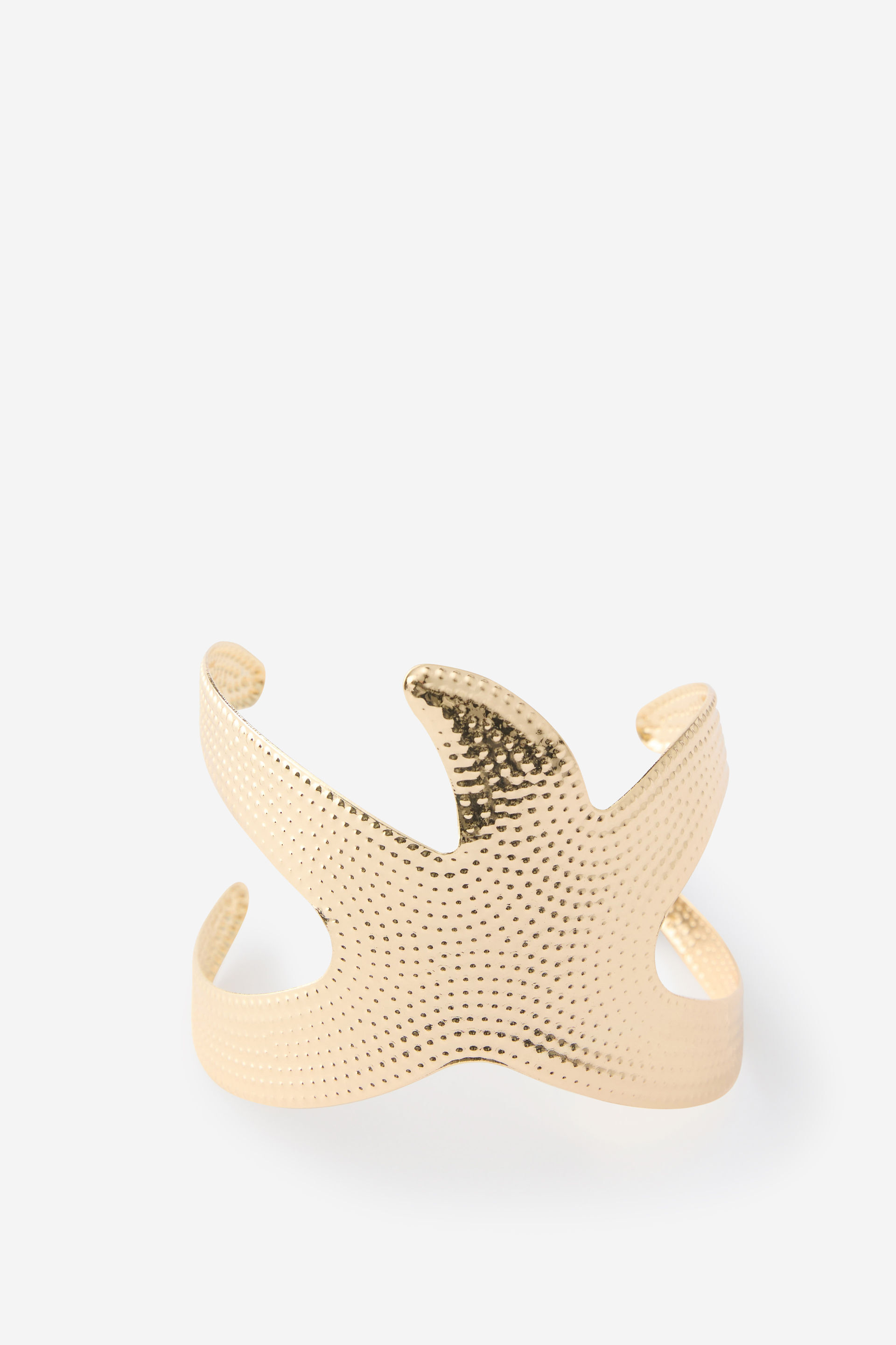 Single Bangle gold/starfish cuff