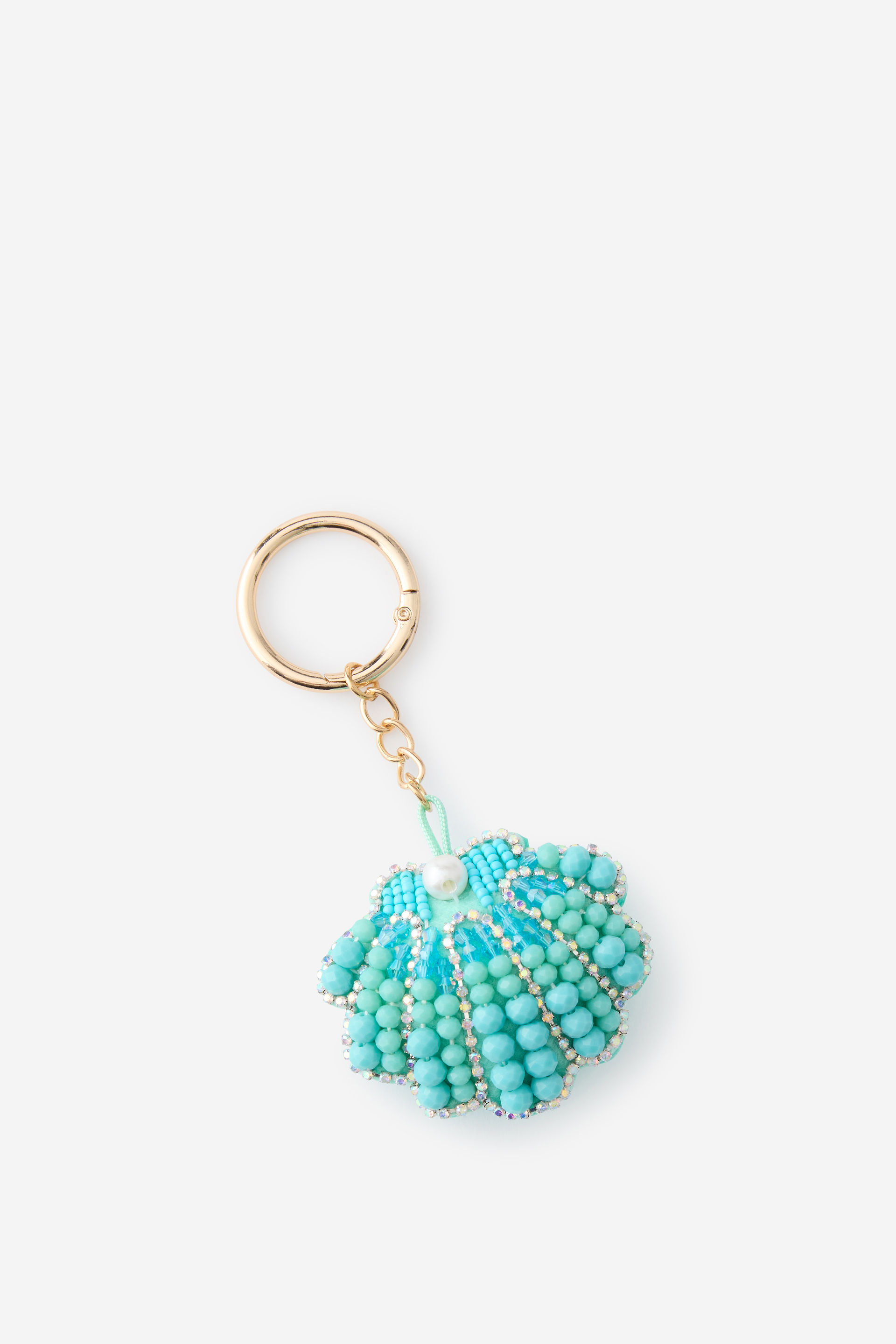 Bag Charm beaded shell