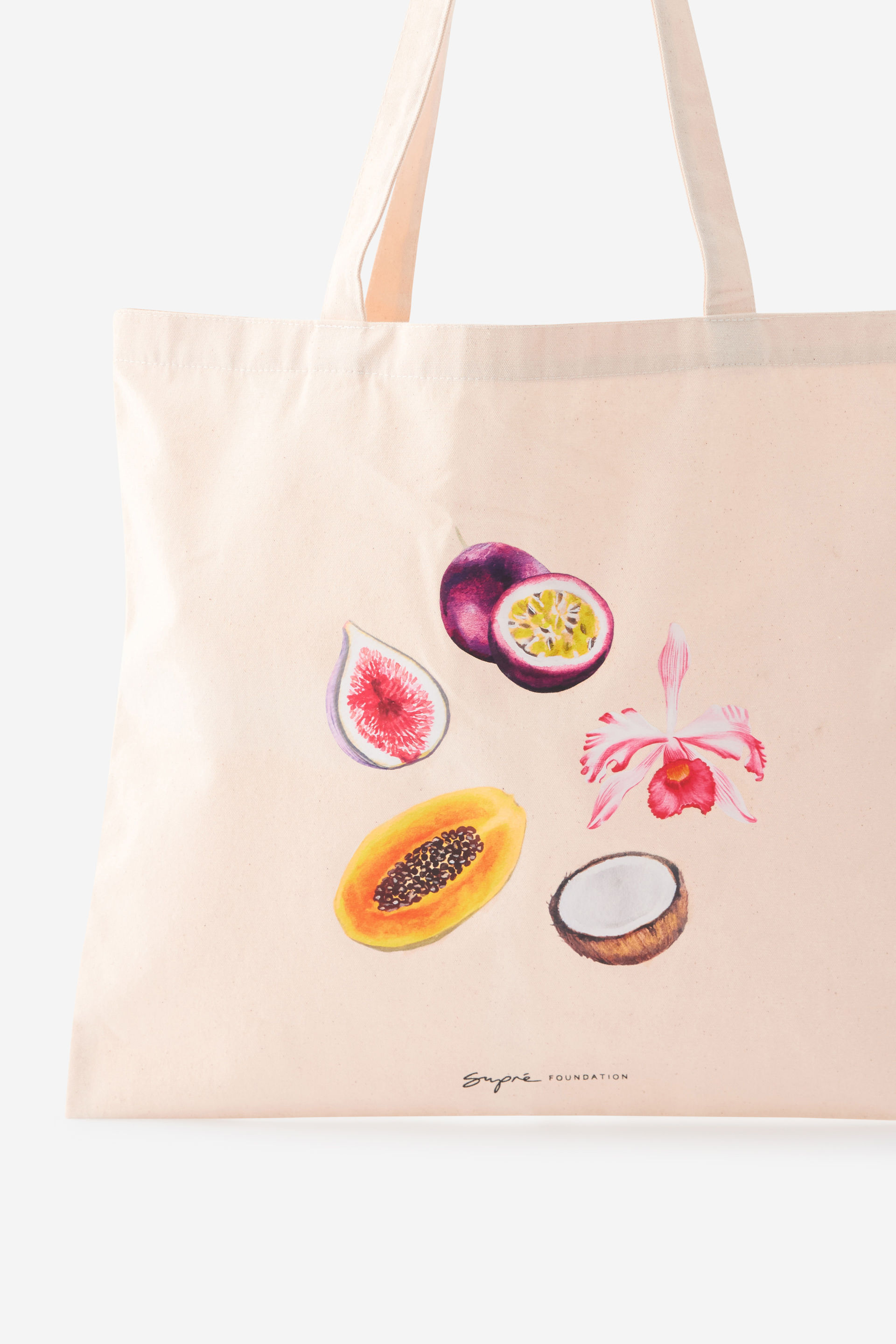 Supre Foundation Square Tote fruit