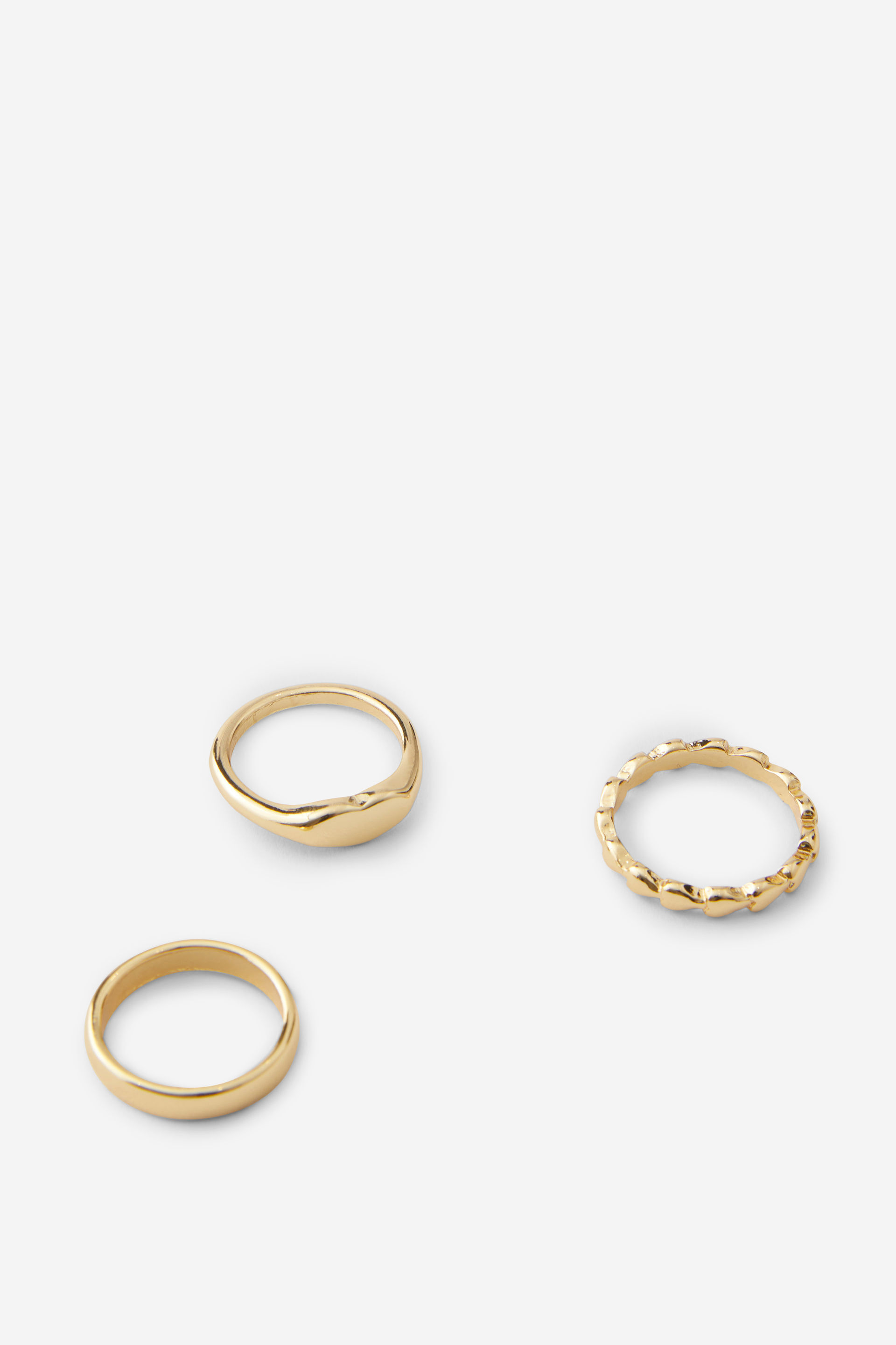 Plated Ring Pack gold plated/heart