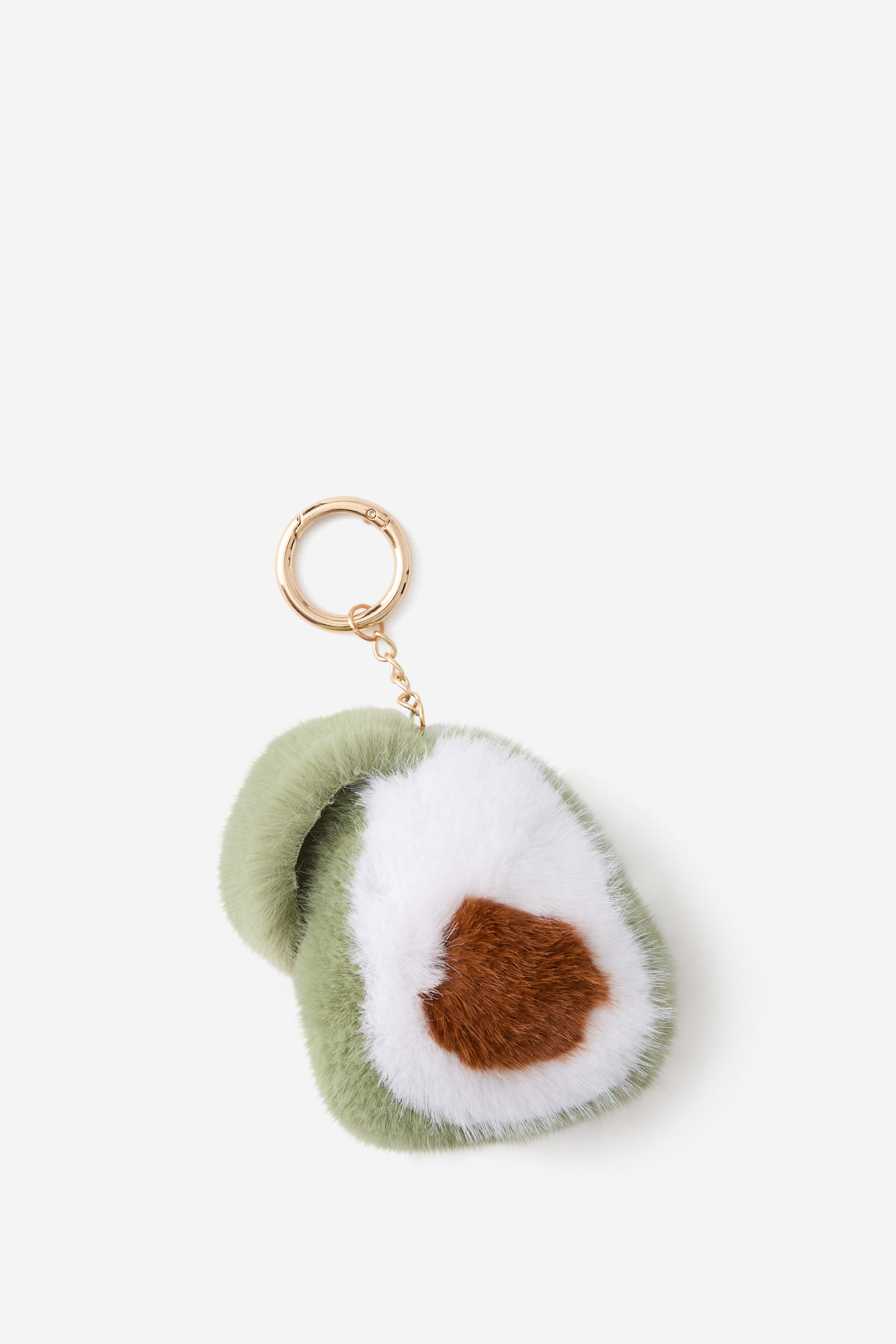 Bag Charm fluffy avocado