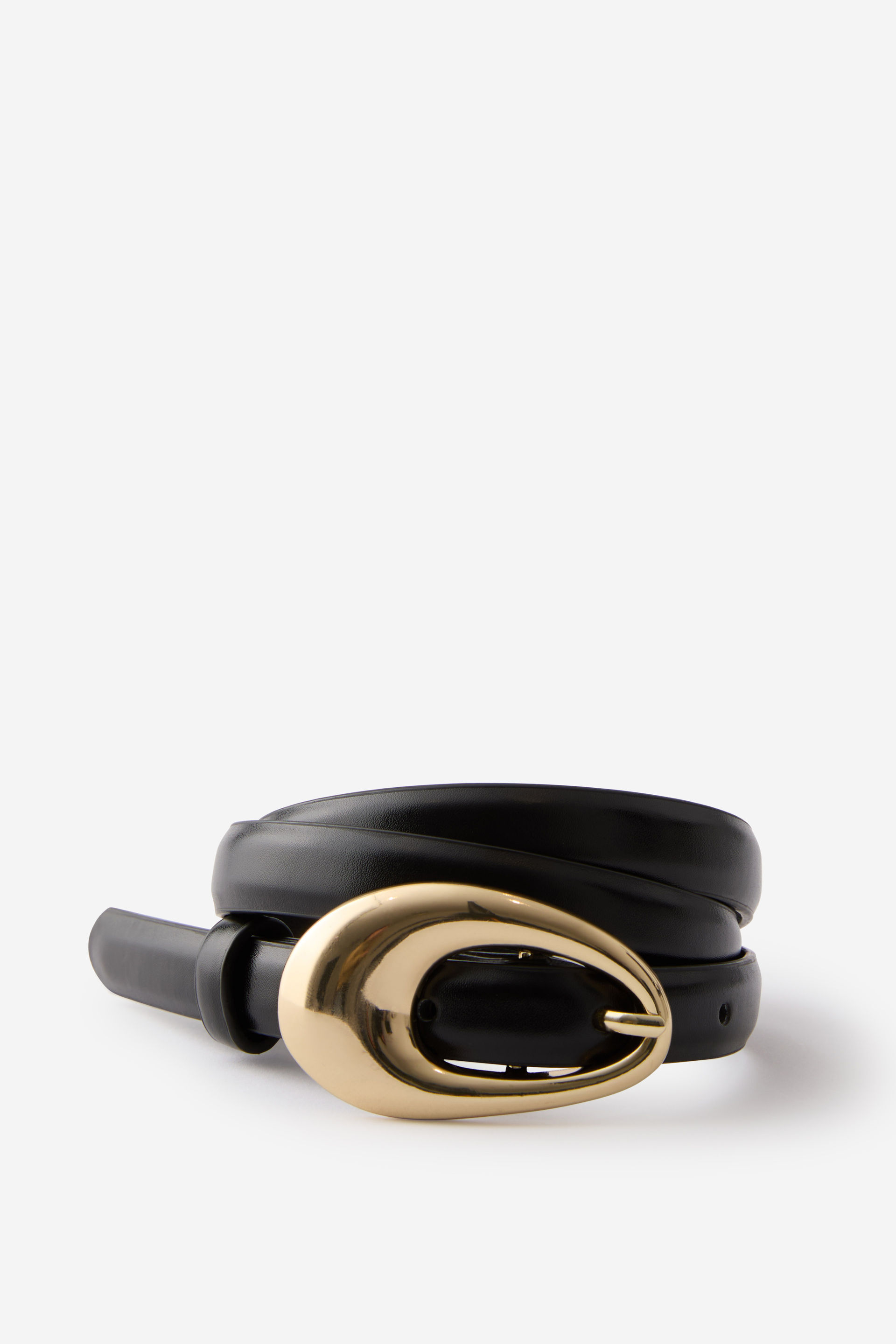 Lala Thin Freeform Belt black/gold