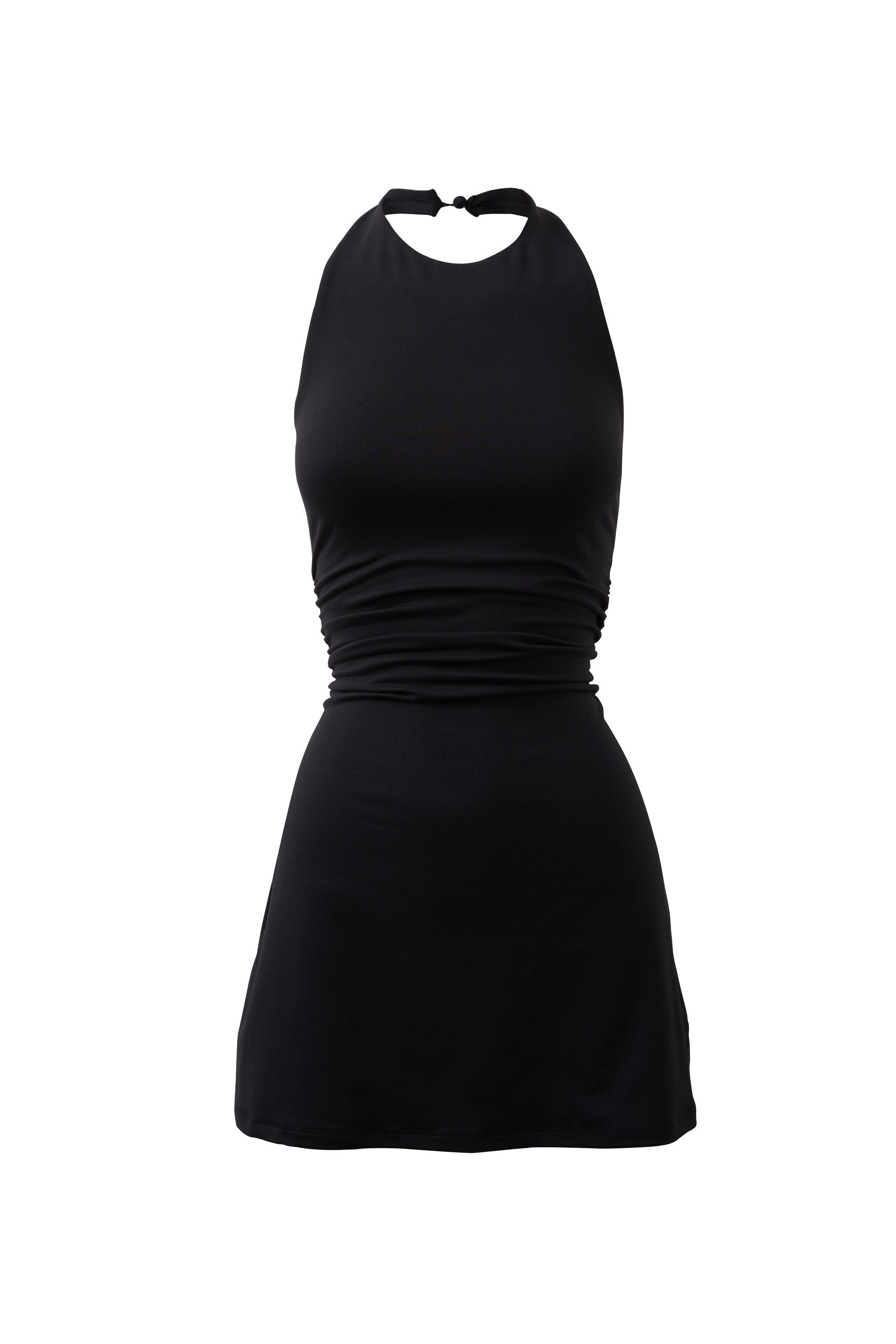 Kristy Halter Mini Dress black