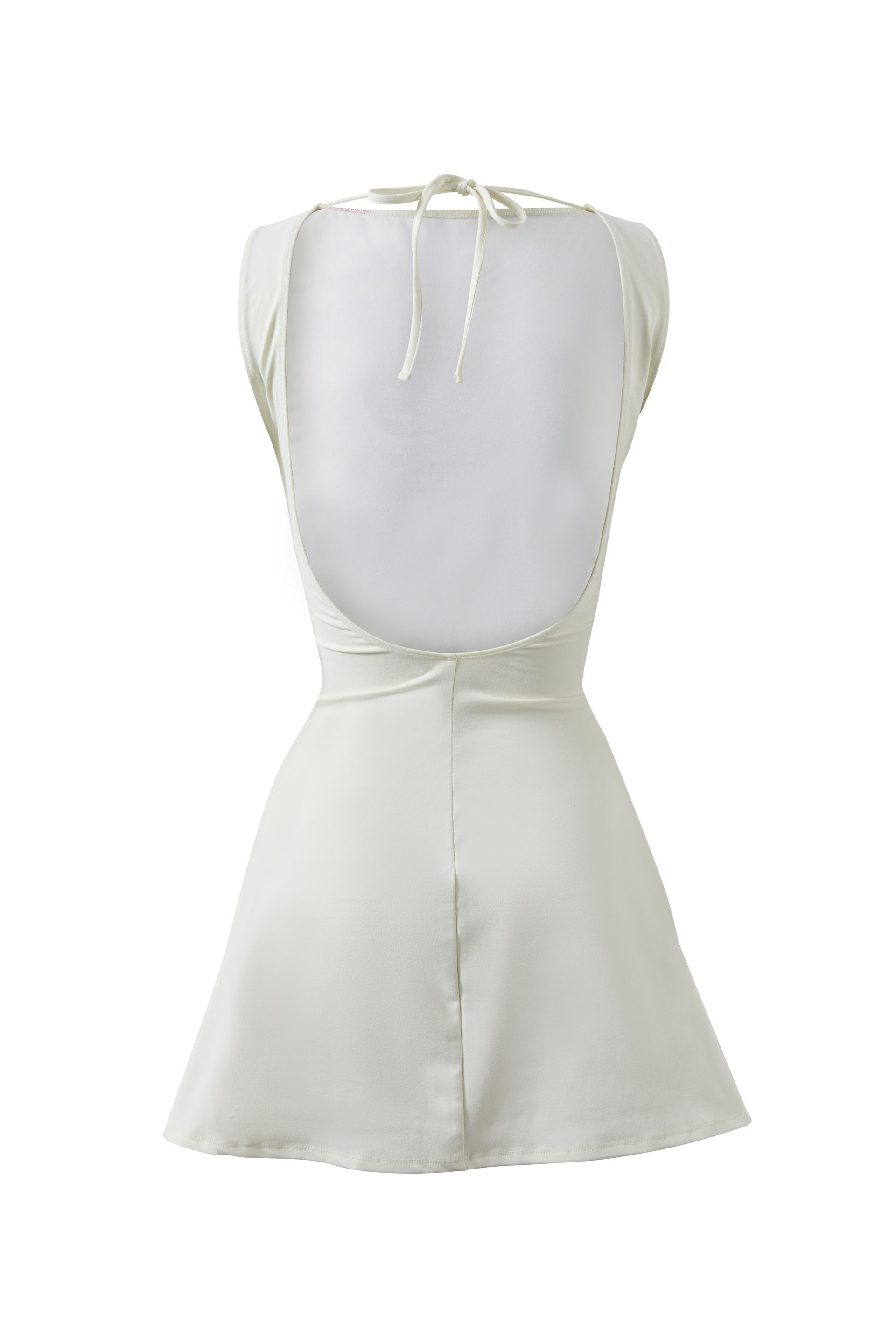 Georgie Low Back Mini Dress ivy floral lemon