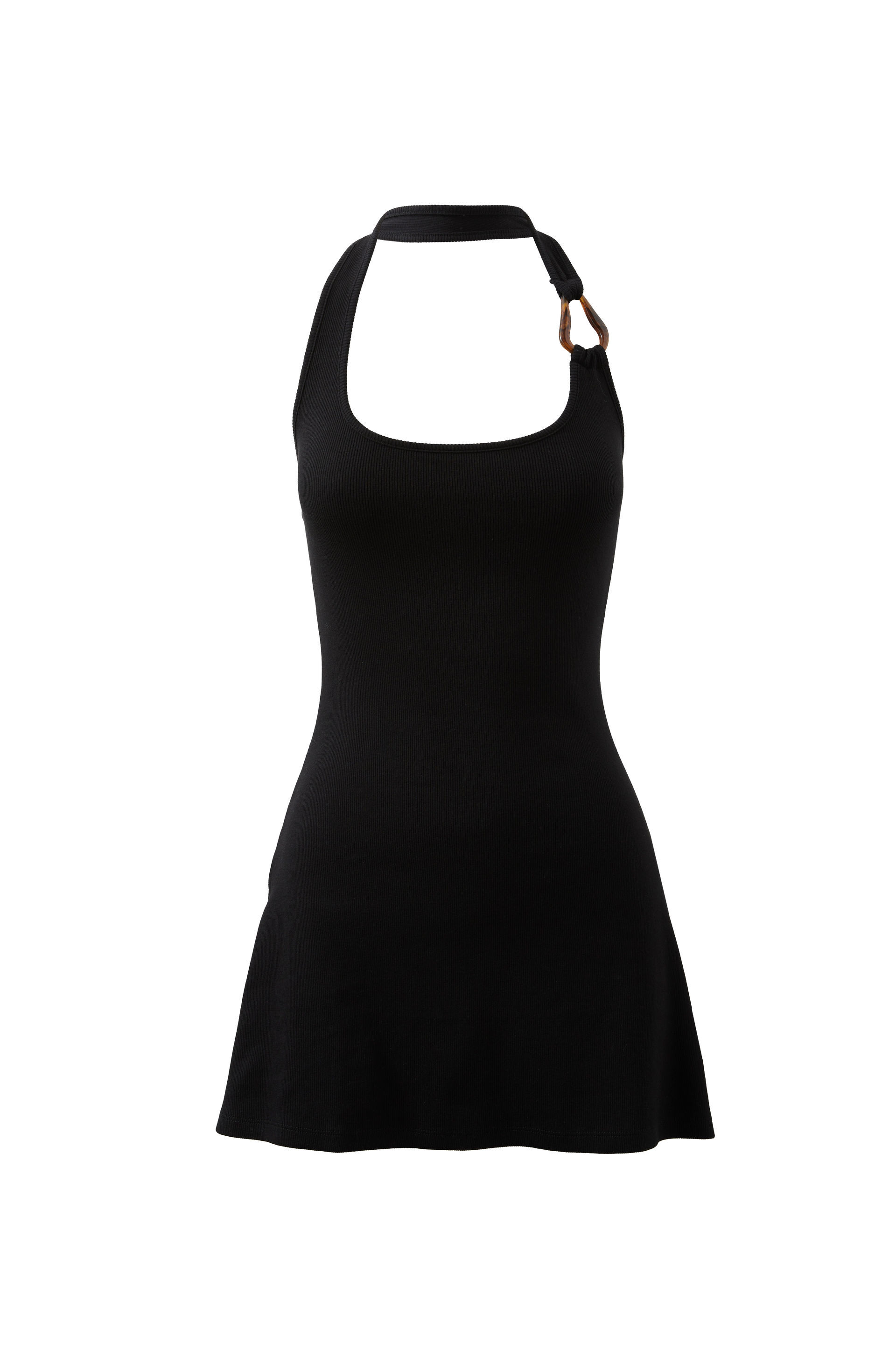 Elin Rib Mini Dress black 6 Elin Rib Mini Dress black