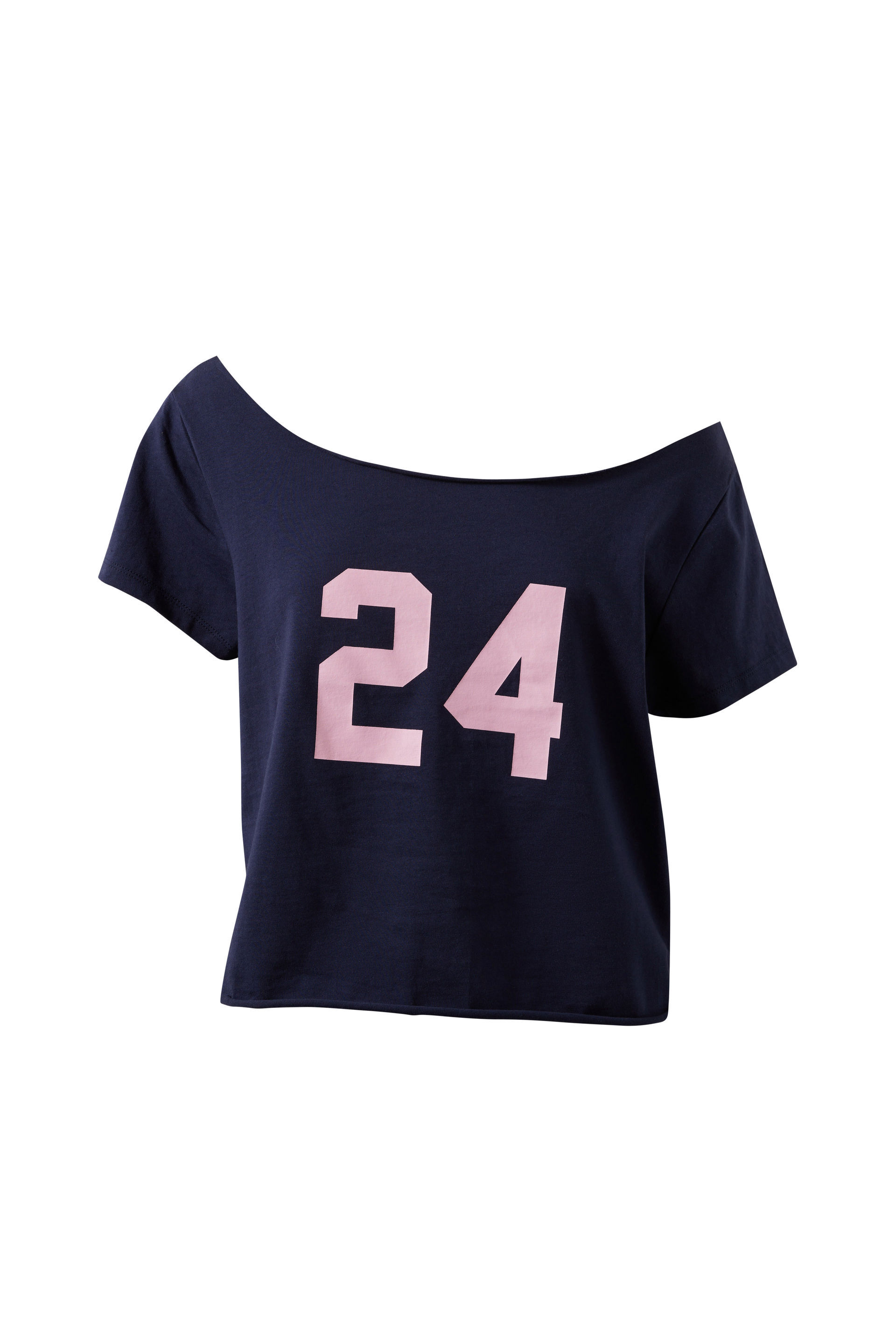 Blake Off Shoulder Graphic Tee all star navy / 24