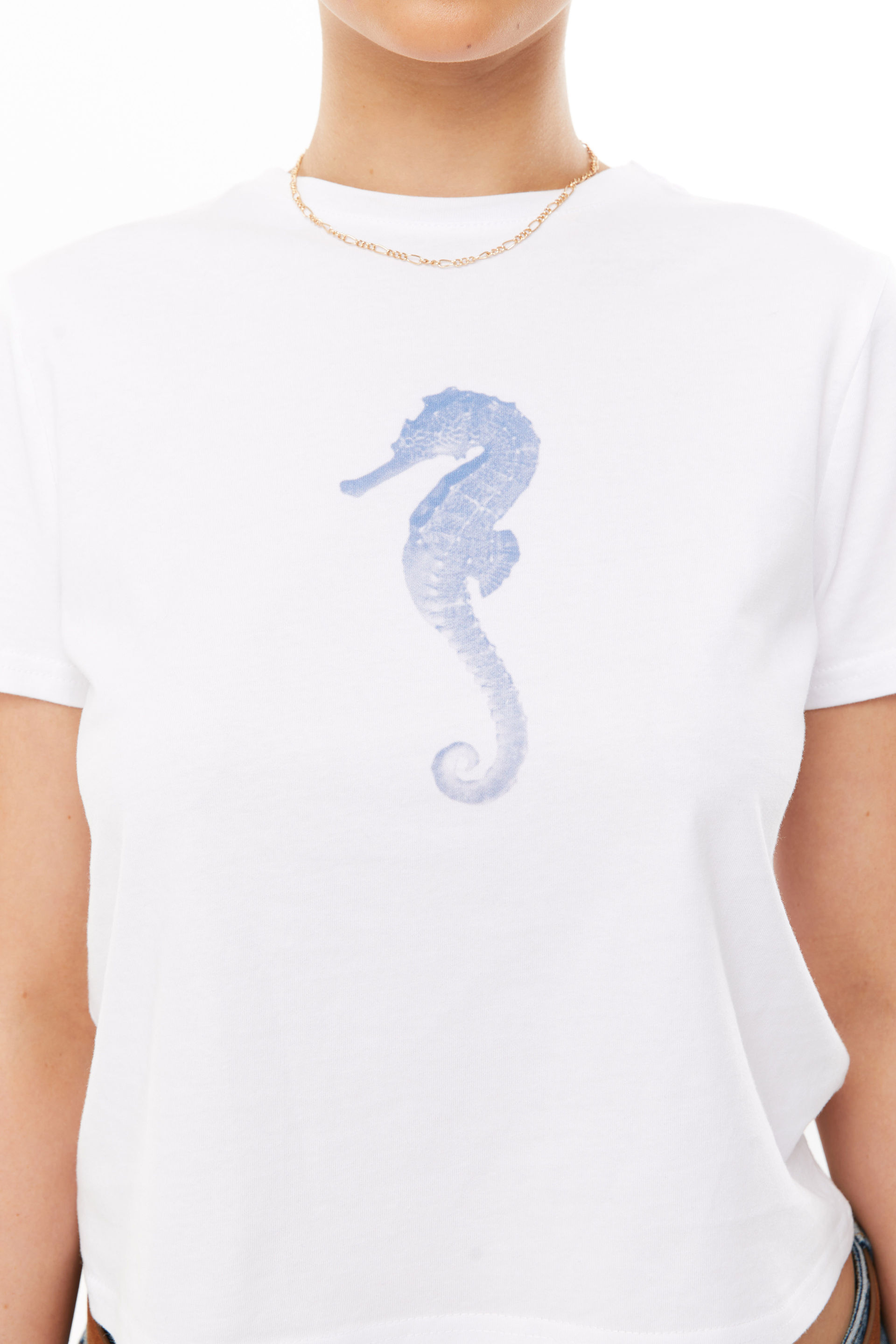 Everyday Graphic Tee white/seahorse