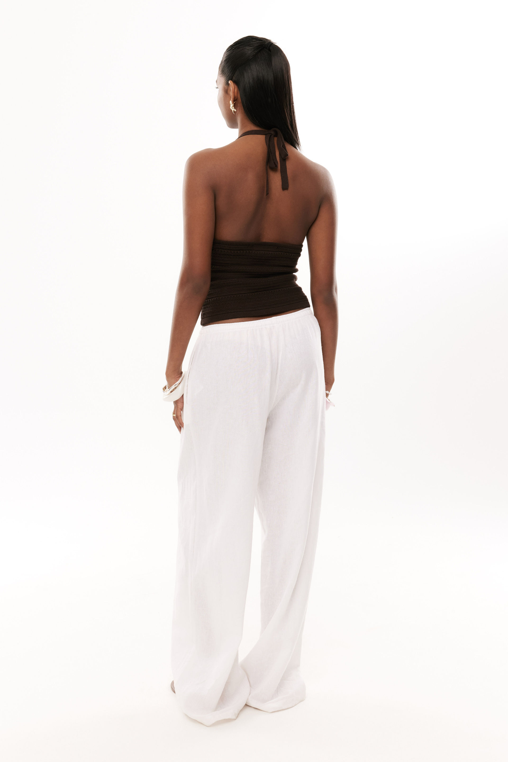 Elle Crochet Halter Top
