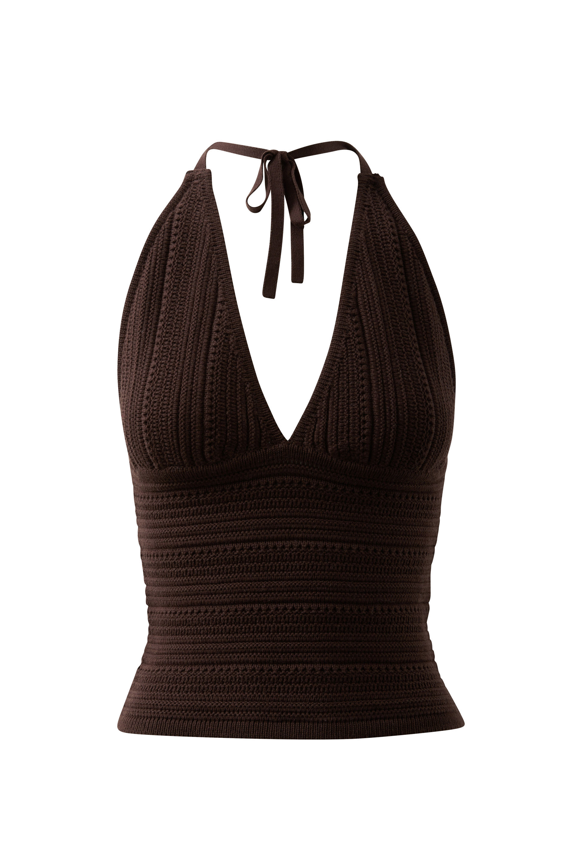 Elle Crochet Halter Top