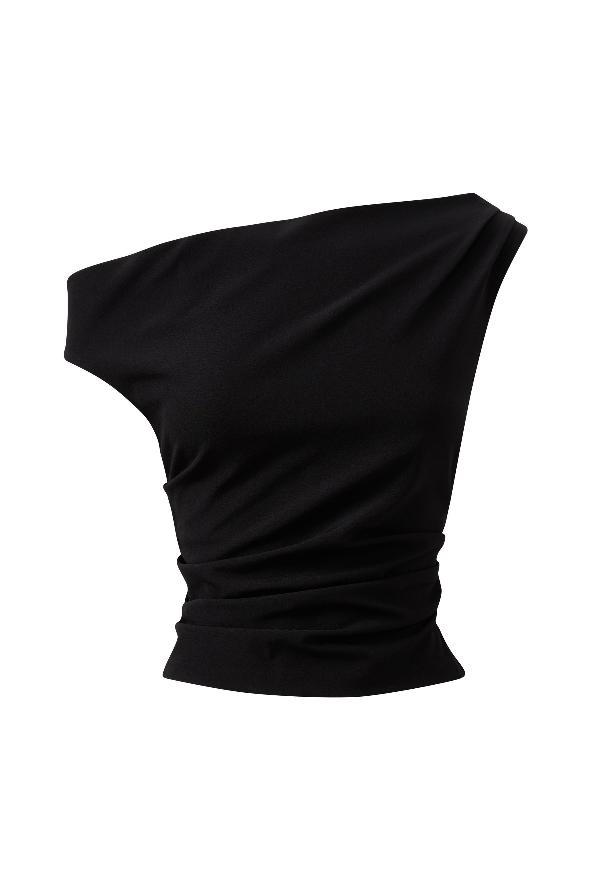 Bowie Off Shoulder Tailored Top black