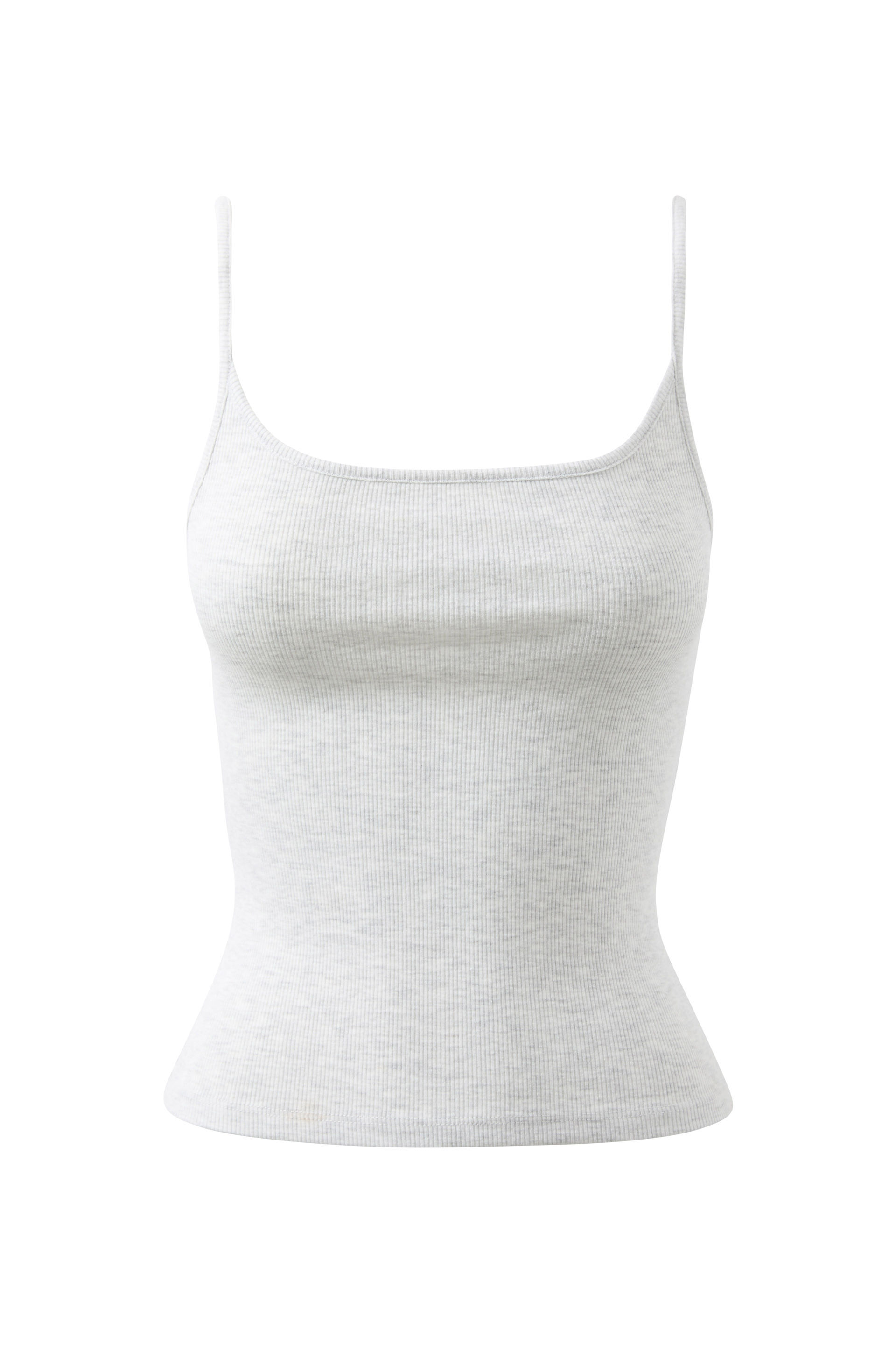 Becky Rib Tank light grey marle 6 Becky Rib Tank light grey marle