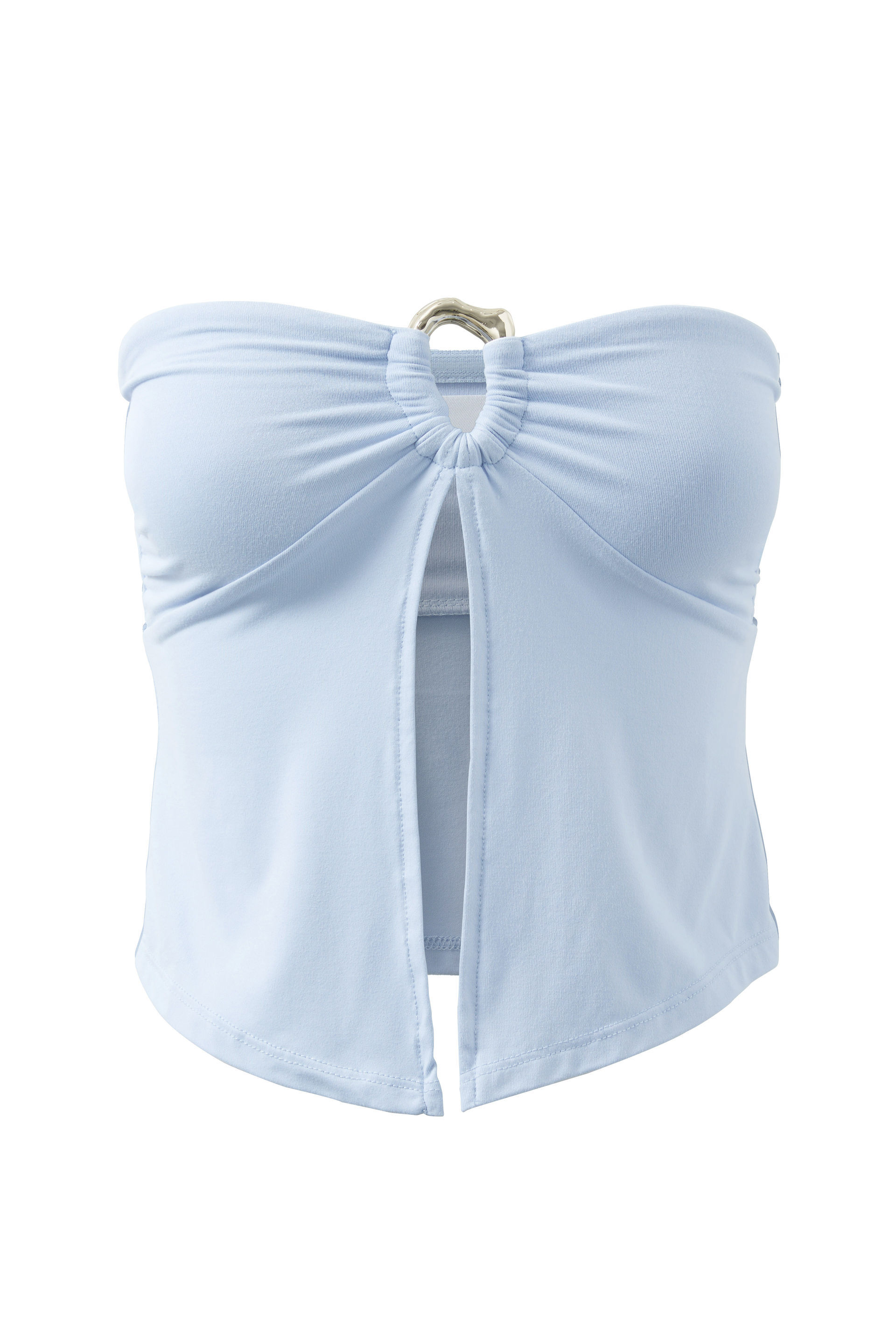 Nicole Strapless Top delicate blue