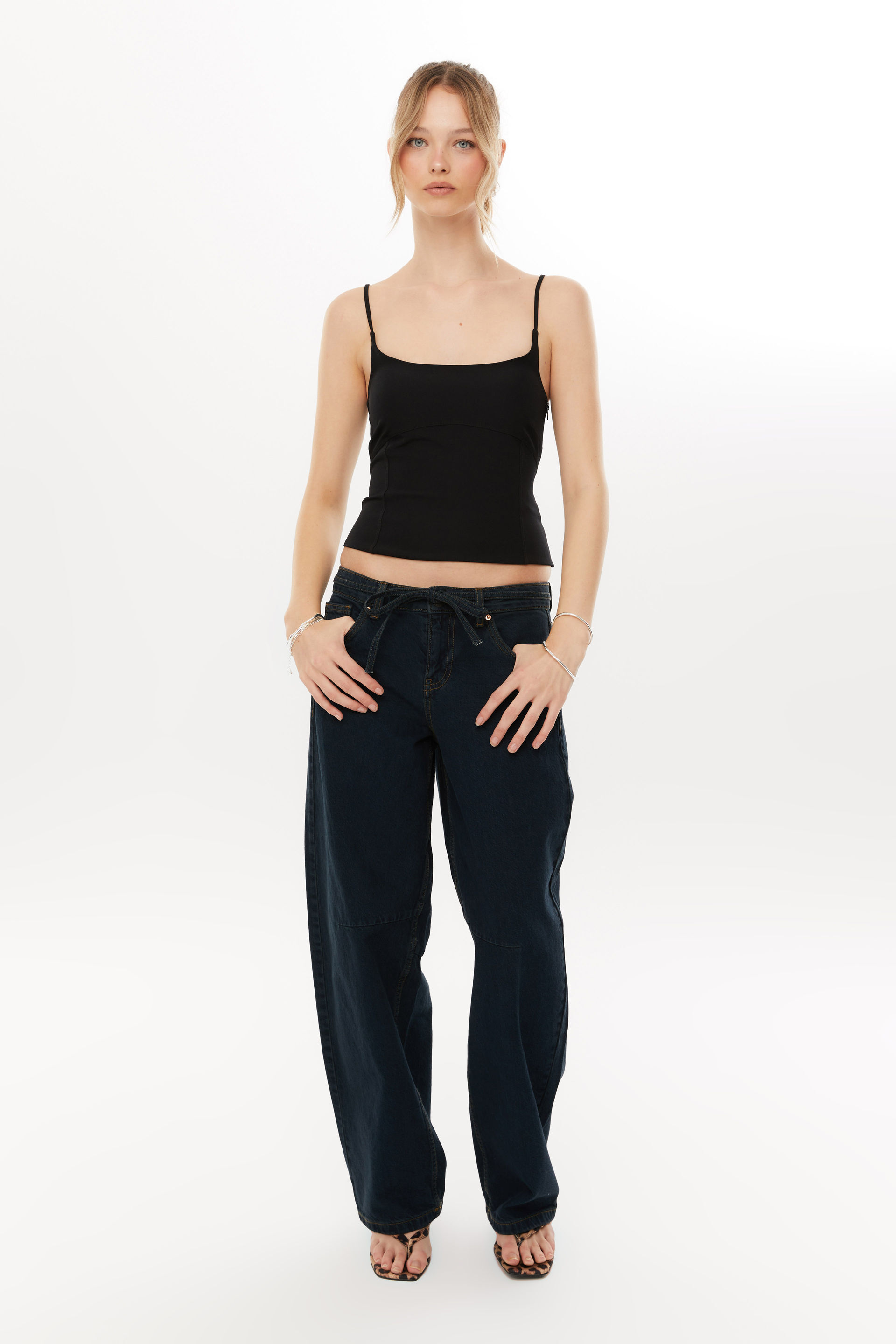 India Corset Top black