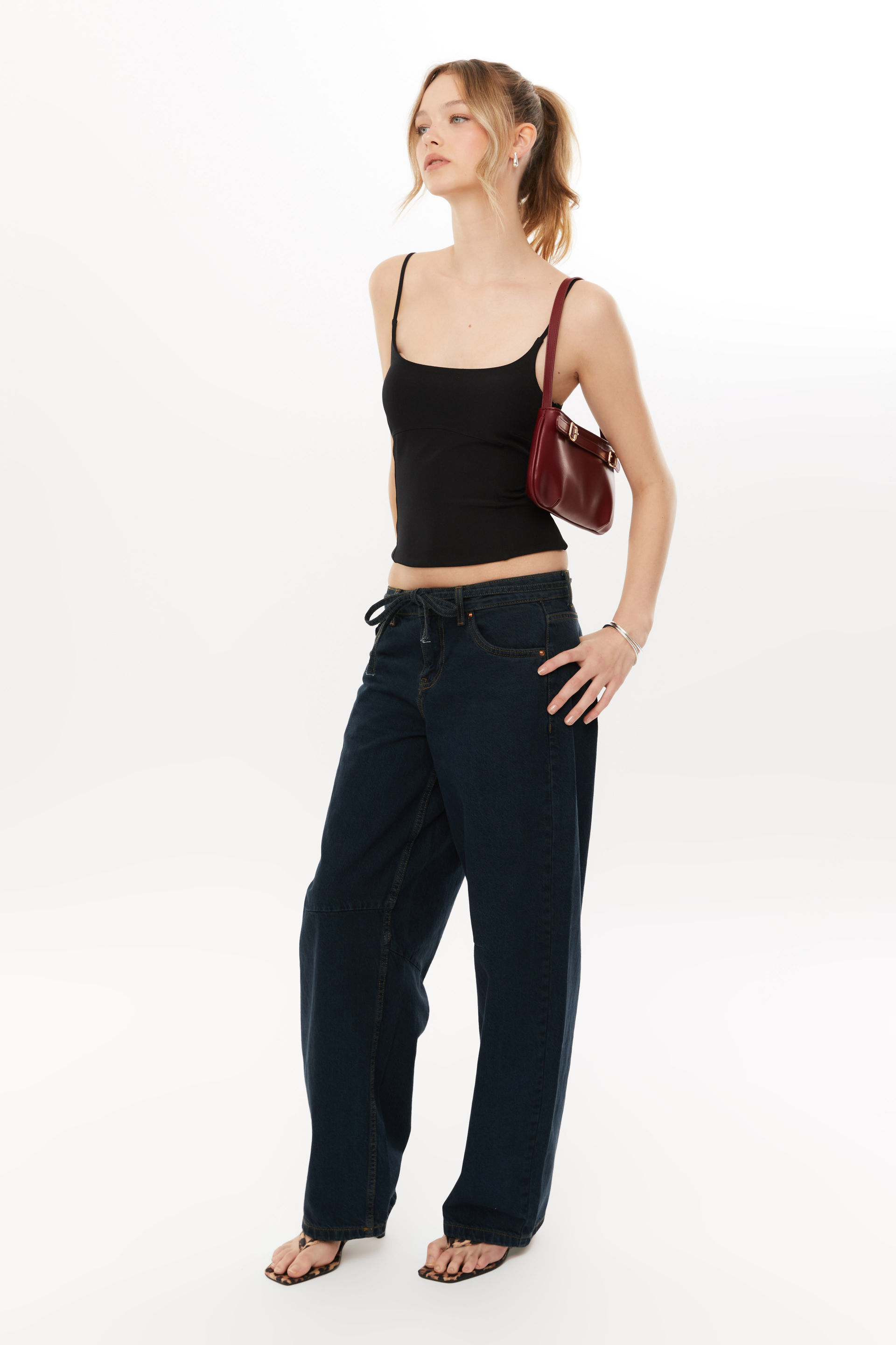 India Corset Top black