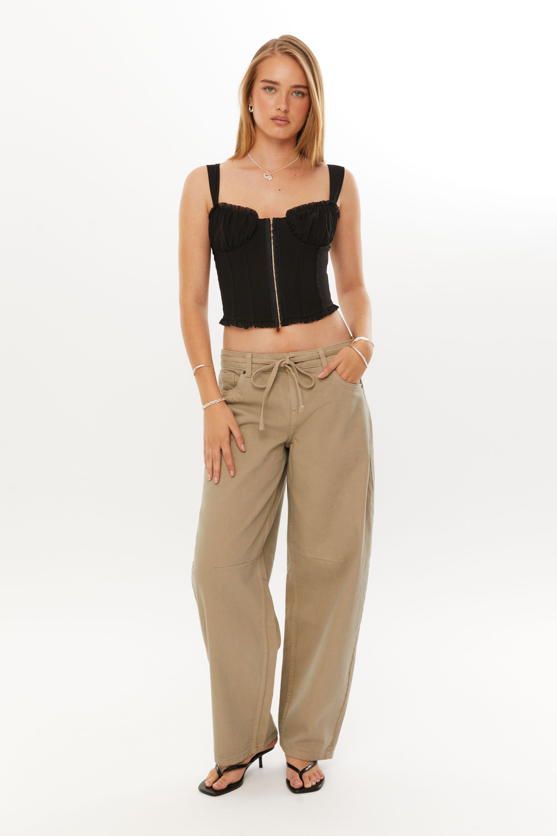 Hannah Corset Top black