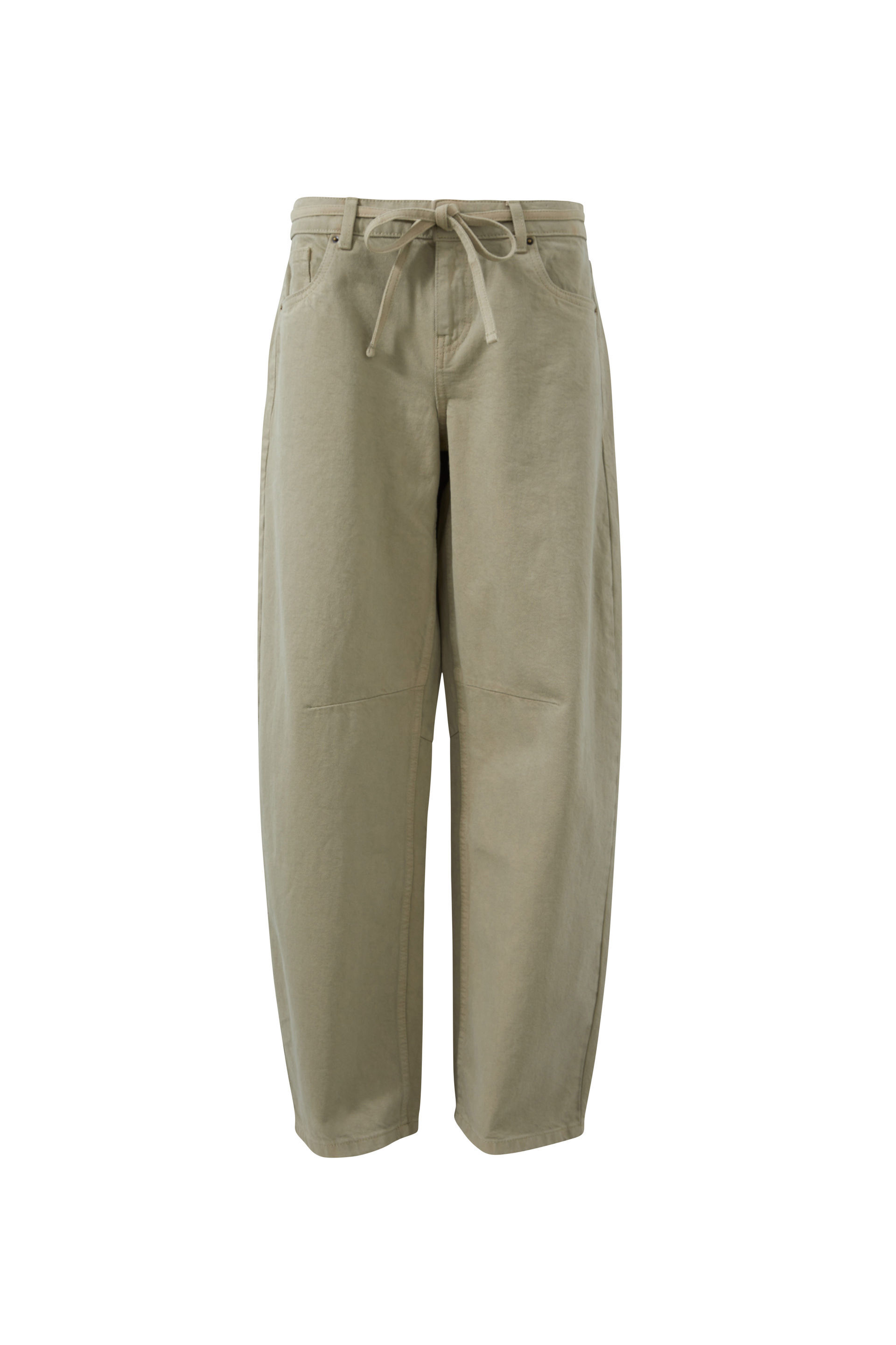 Low Rise Barrel Jean matcha