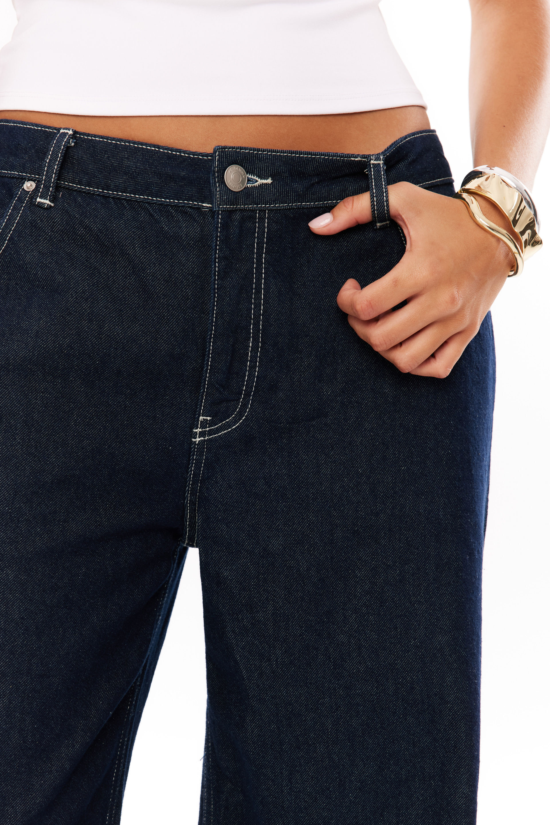 Low Rise Baggy Jean indigo