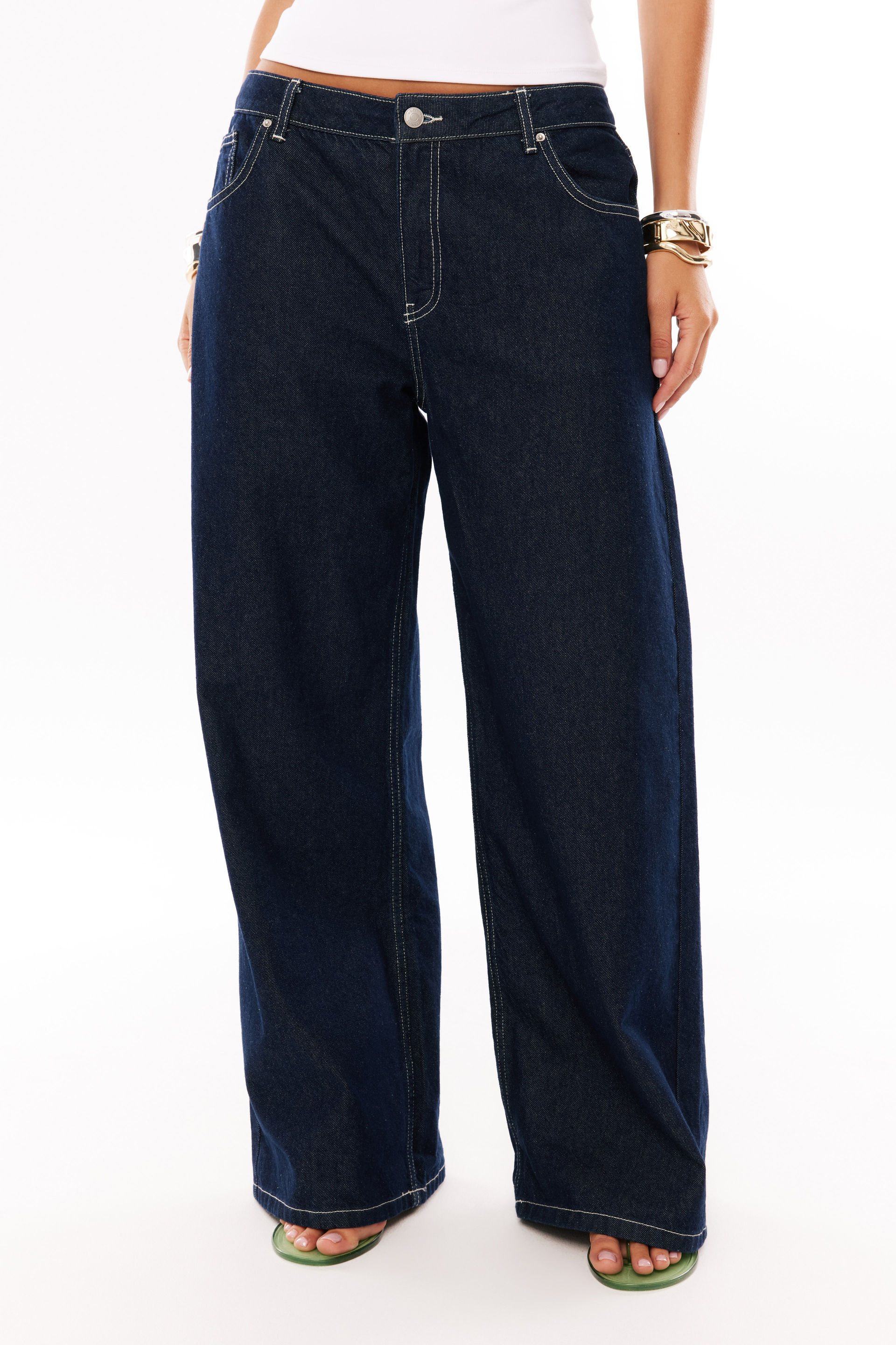 Low Rise Baggy Jean indigo 4 Low Rise Baggy Jean indigo