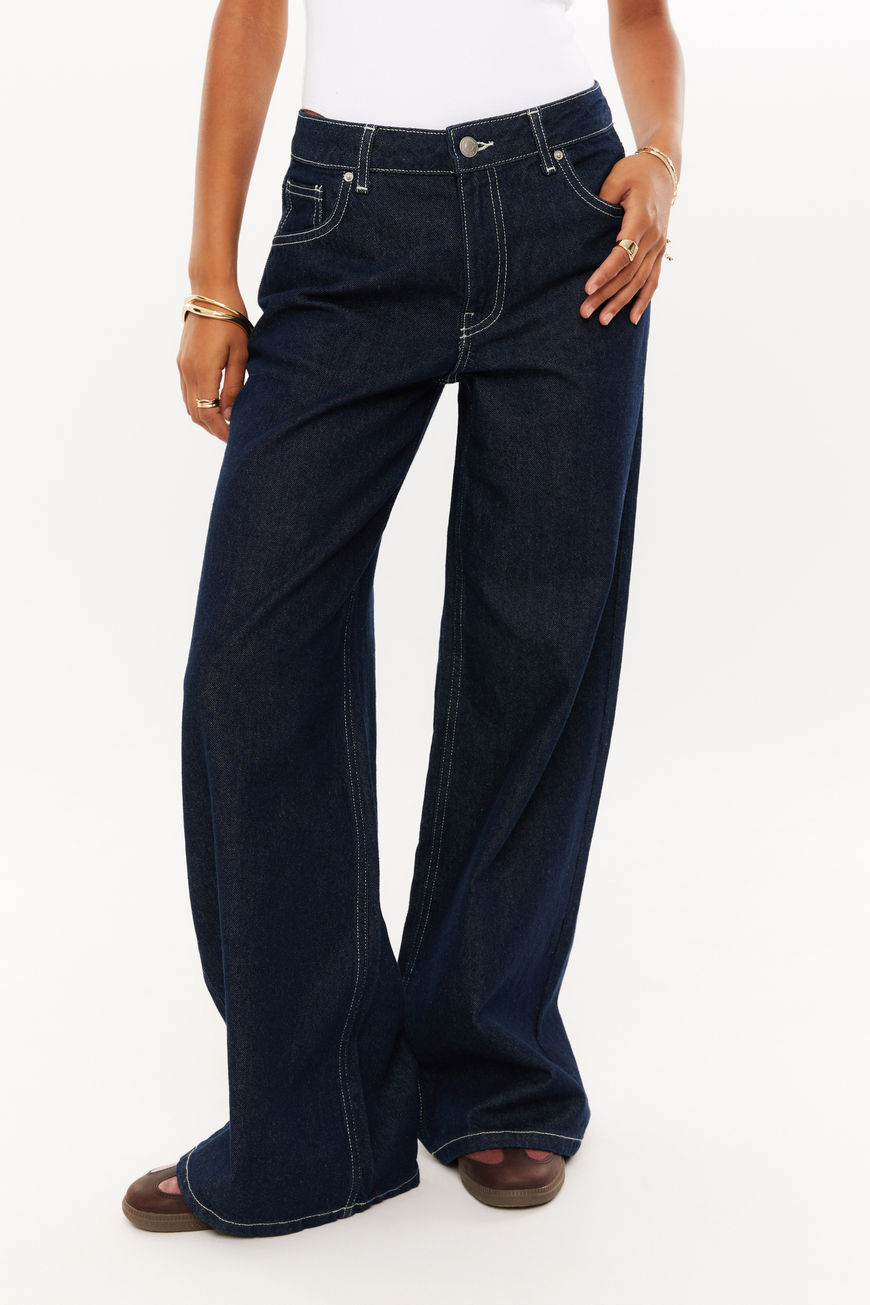 Low Rise Baggy Jean indigo 6 Low Rise Baggy Jean indigo