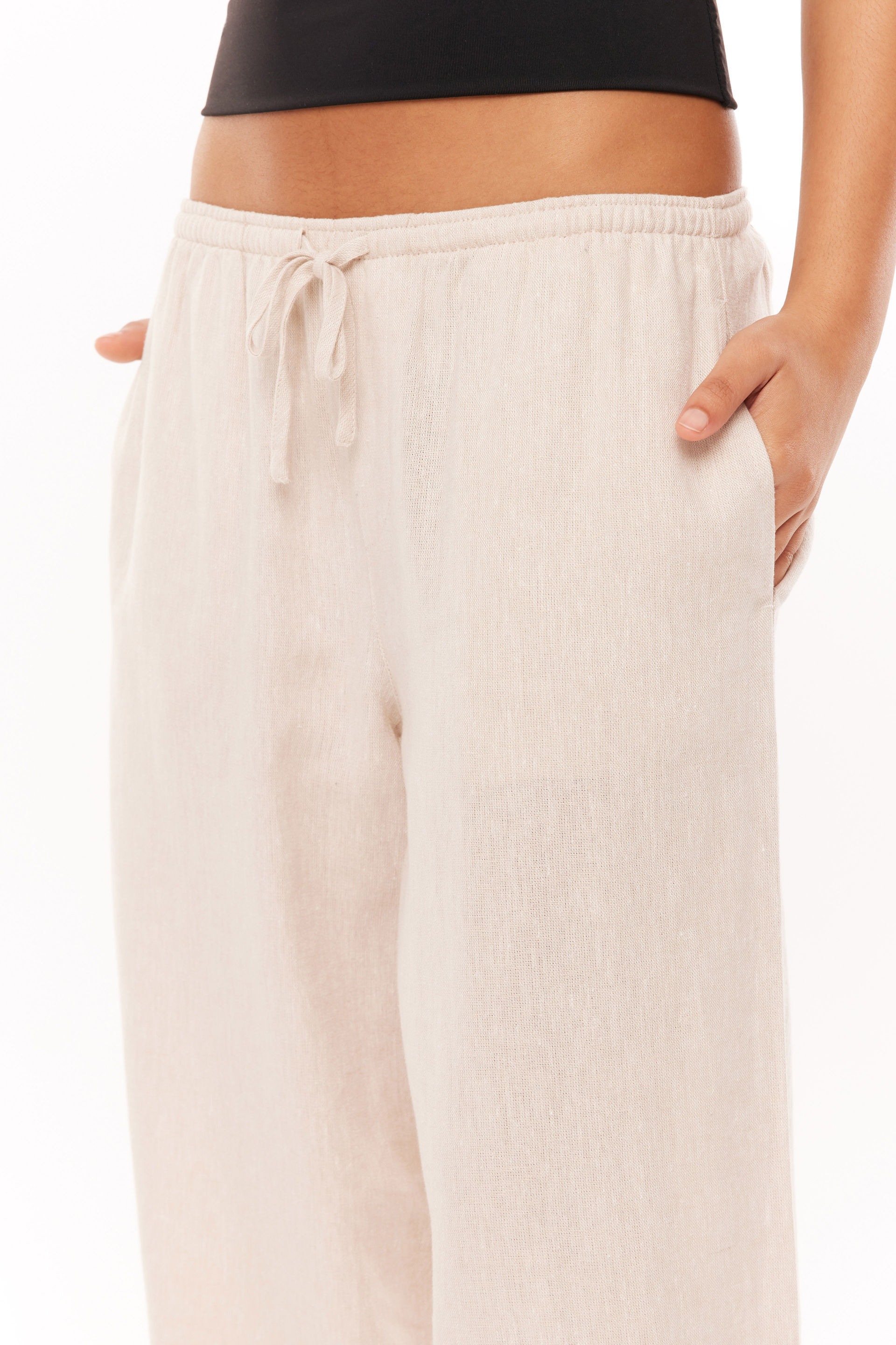 Henley Relaxed Linen Pant natural 4 Henley Relaxed Linen Pant natural
