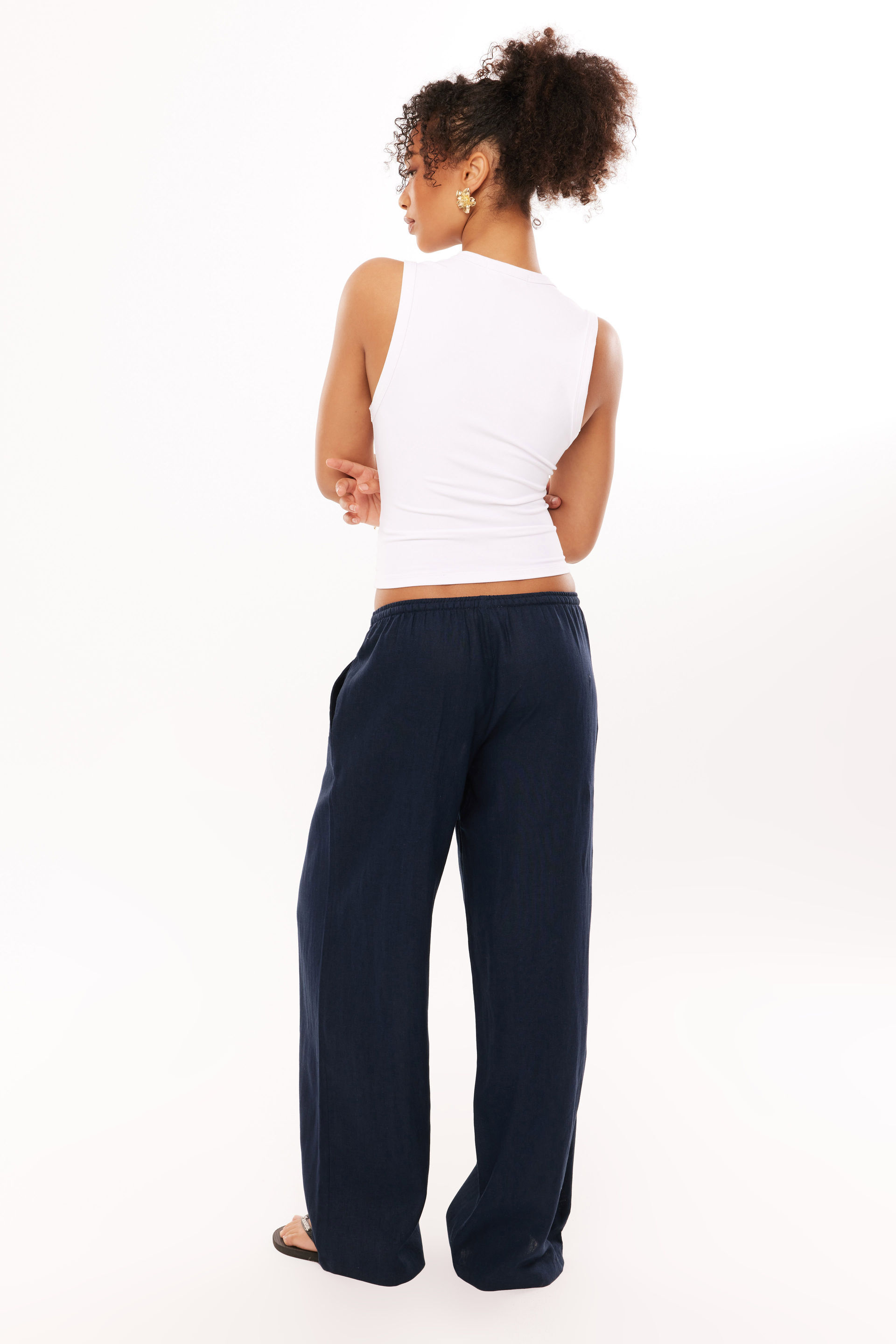 Henley Relaxed Linen Pant midnight navy 3 Henley Relaxed Linen Pant midnight navy