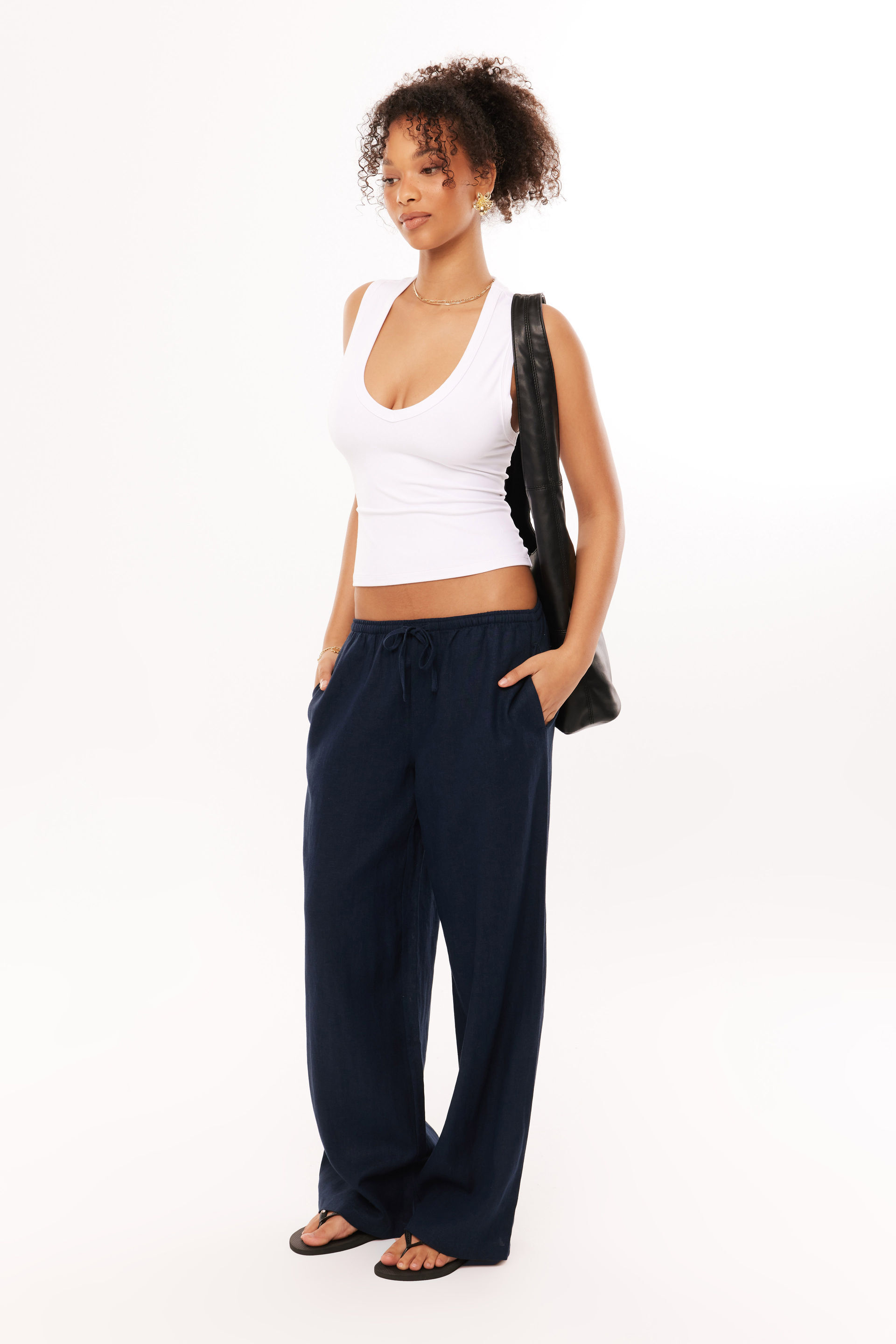 Henley Relaxed Linen Pant midnight navy 5 Henley Relaxed Linen Pant midnight navy