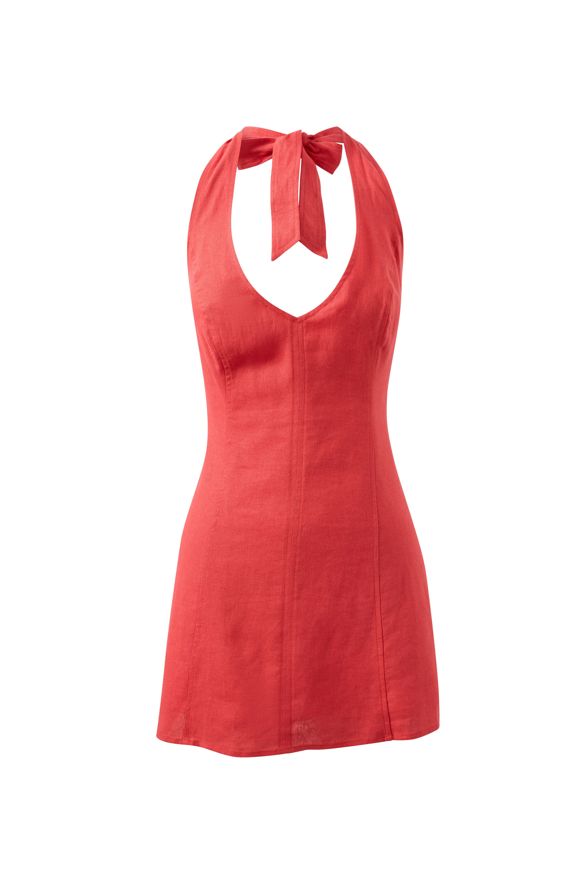 Billy Halter Mini Dress melon pop