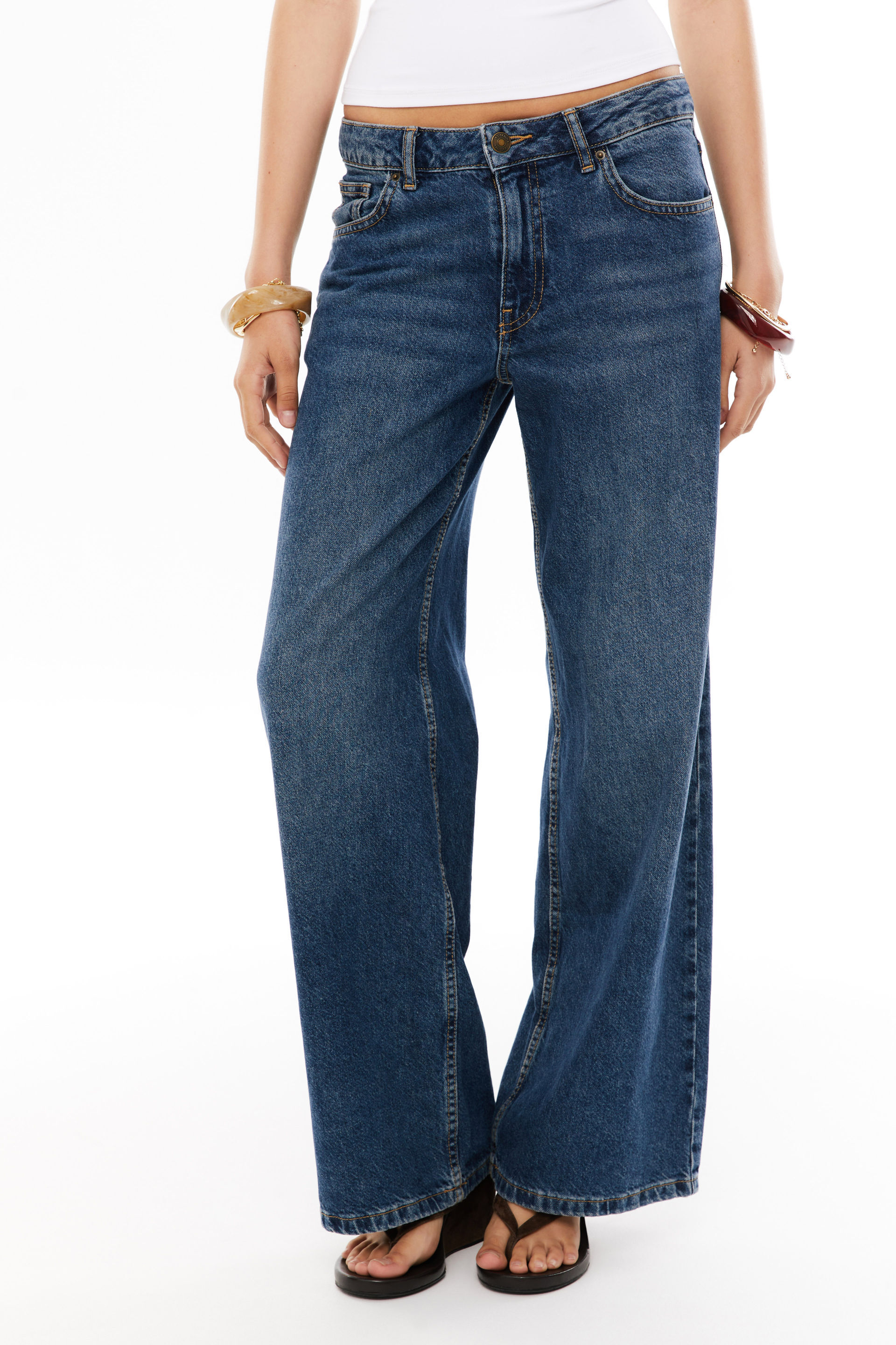 Low Rise Baggy Jean indiana blue