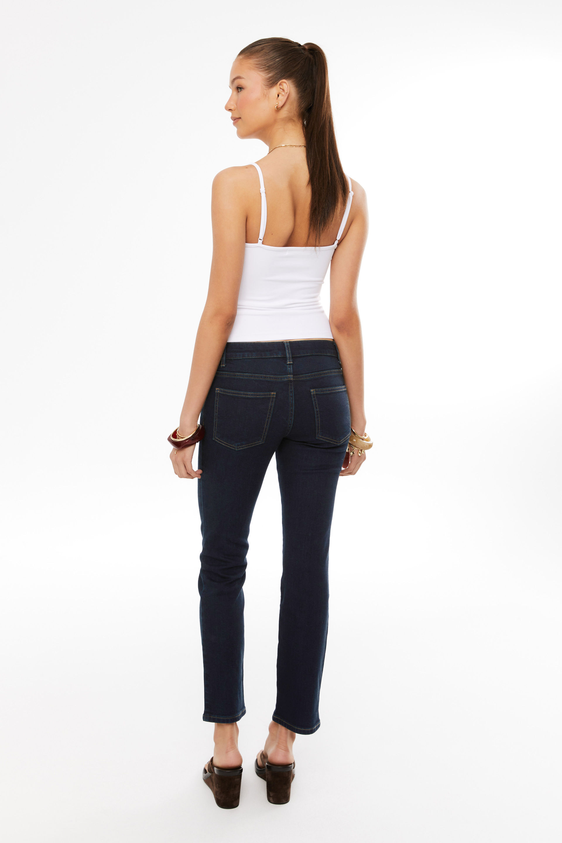Low Rise Skinny Jean deep indigo